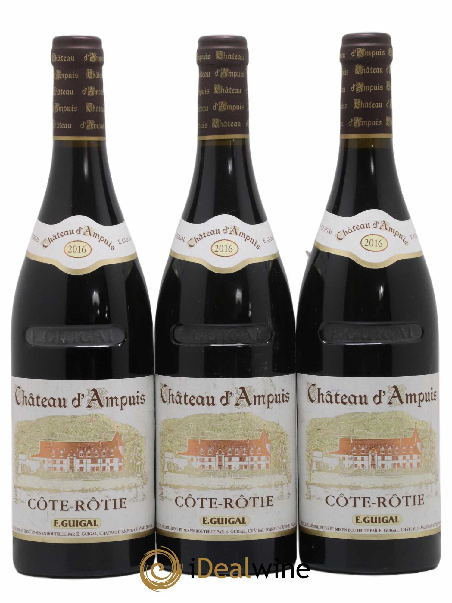 Côte-Rôtie Château d'Ampuis Guigal 2016 - Lot de 3 bouteilles - 0
