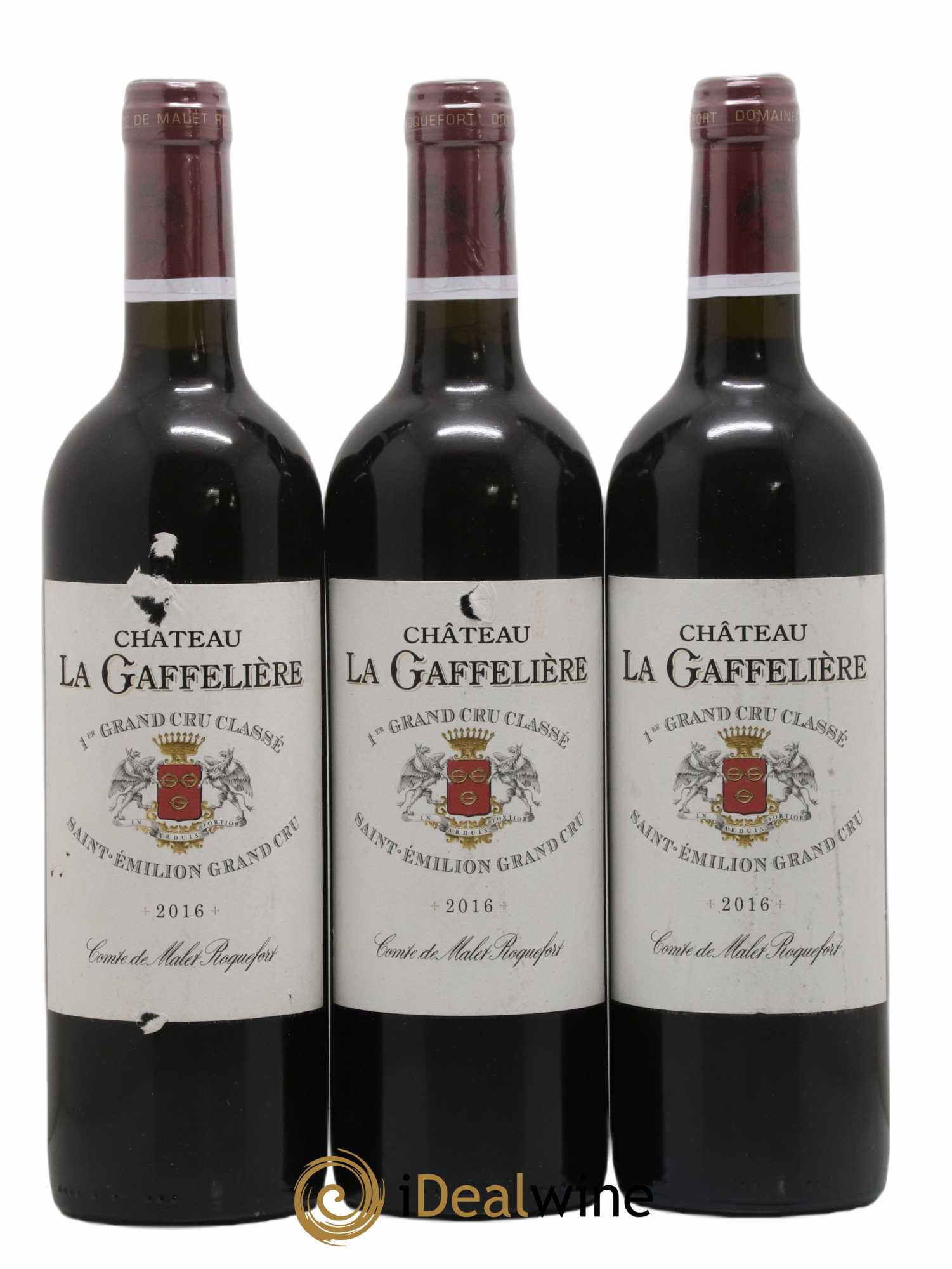 Château la Gaffelière 1er Grand Cru Classé B 2016 - Lot de 3 bouteilles - 0