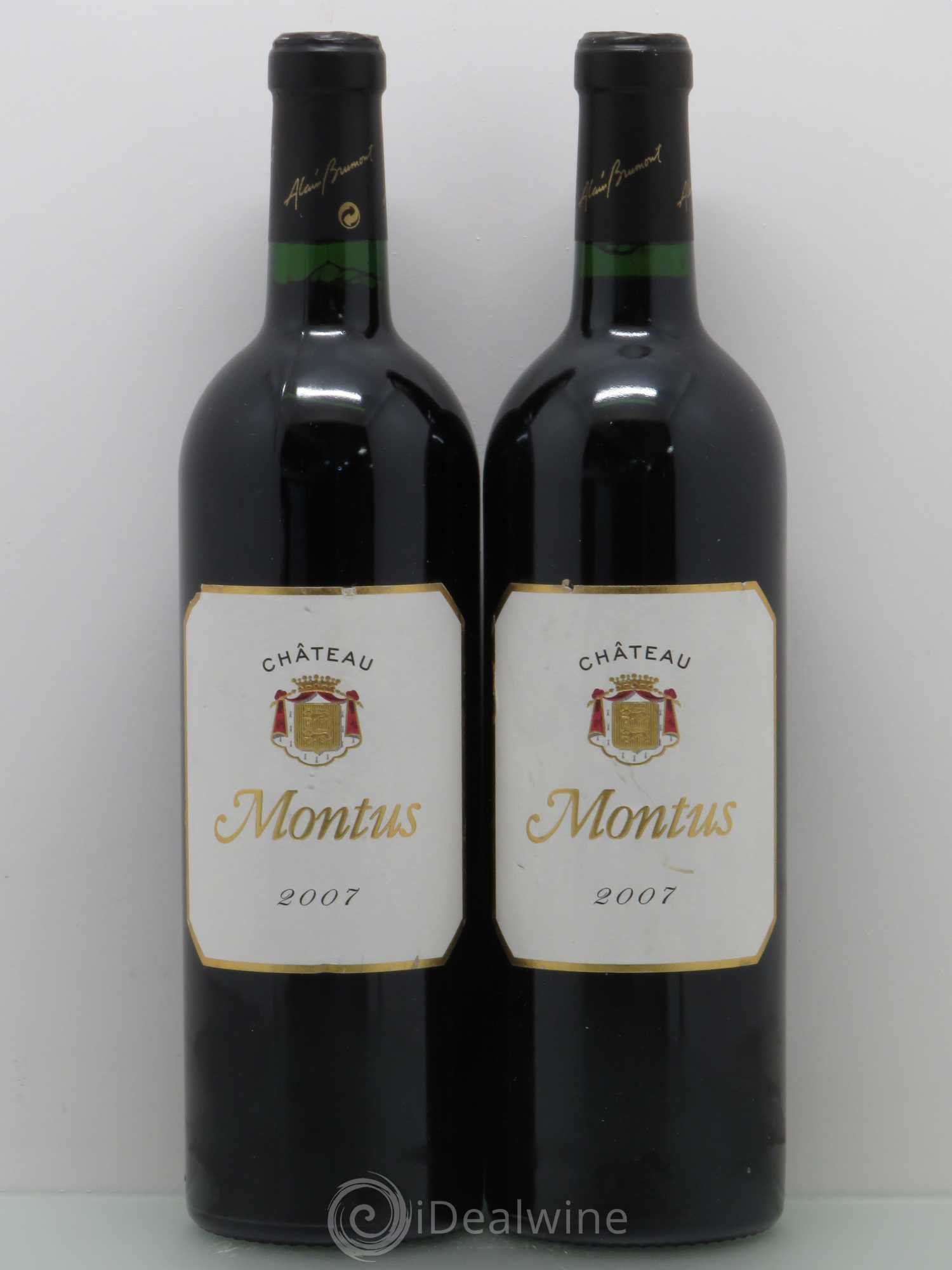 Madiran Château Montus Alain Brumont 2007 - Lot de 2 bouteilles - 0