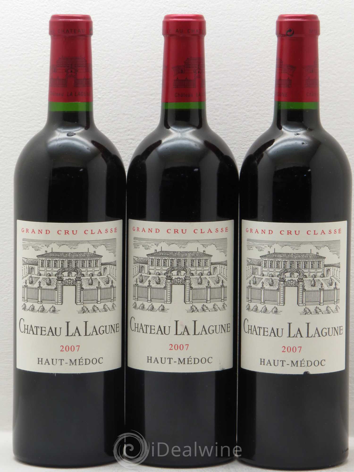 Château la Lagune 3ème Grand Cru Classé 2007 - Lot de 3 bouteilles - 0