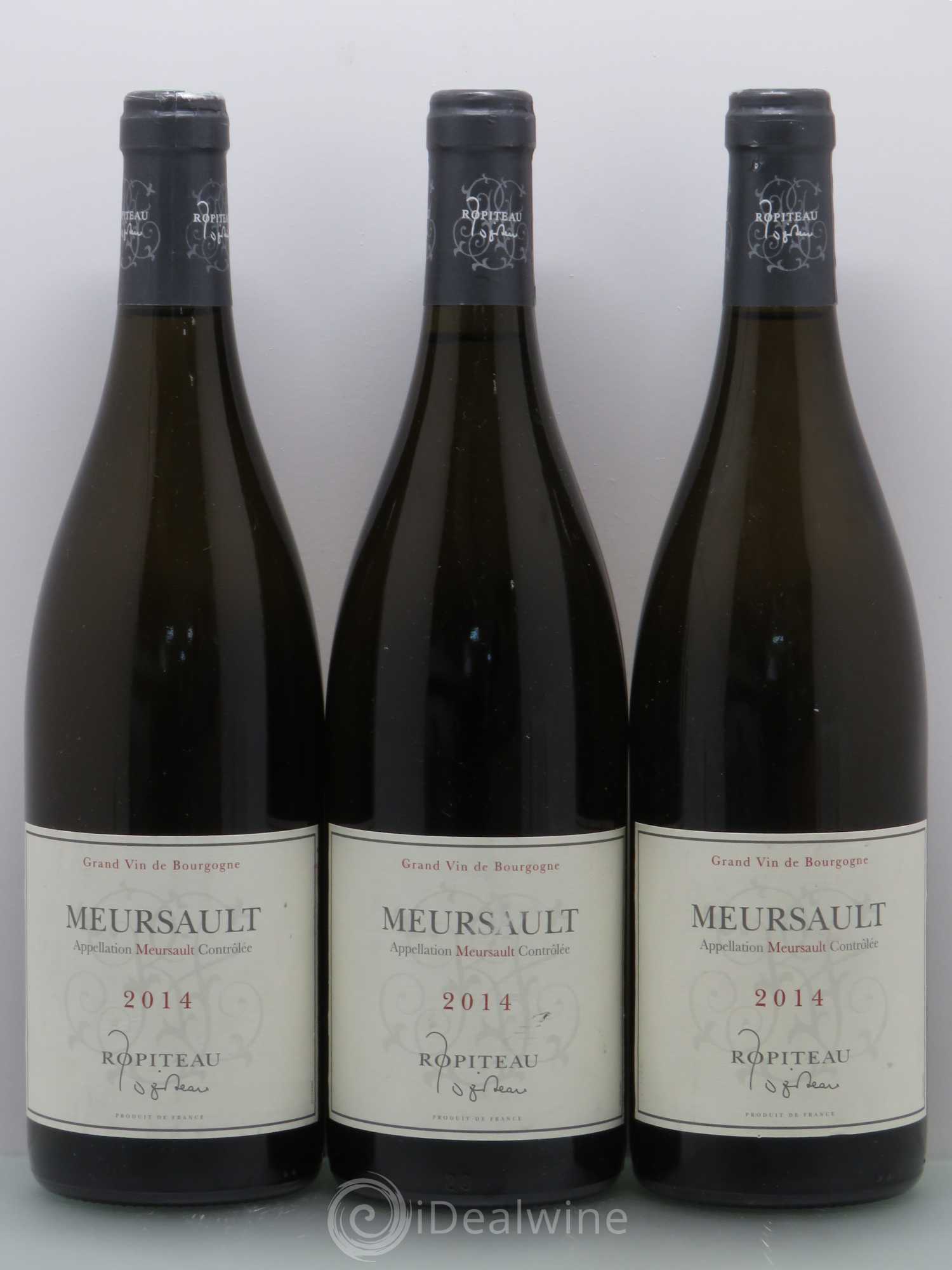 Meursault Domaine Ropiteau 2014 - Lot de 3 bouteilles - 0