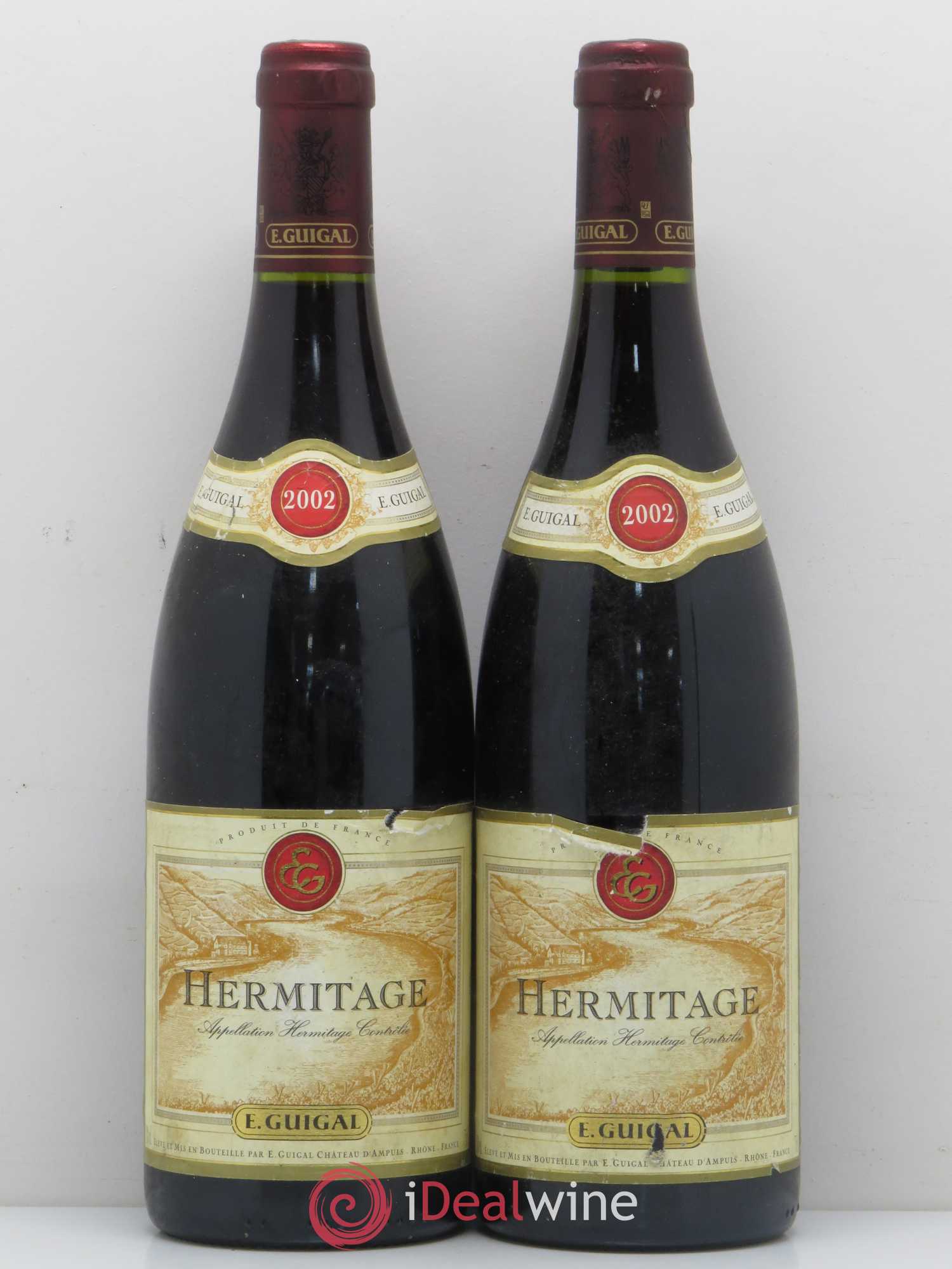 Hermitage Guigal 2002 - Lot de 2 bouteilles - 0