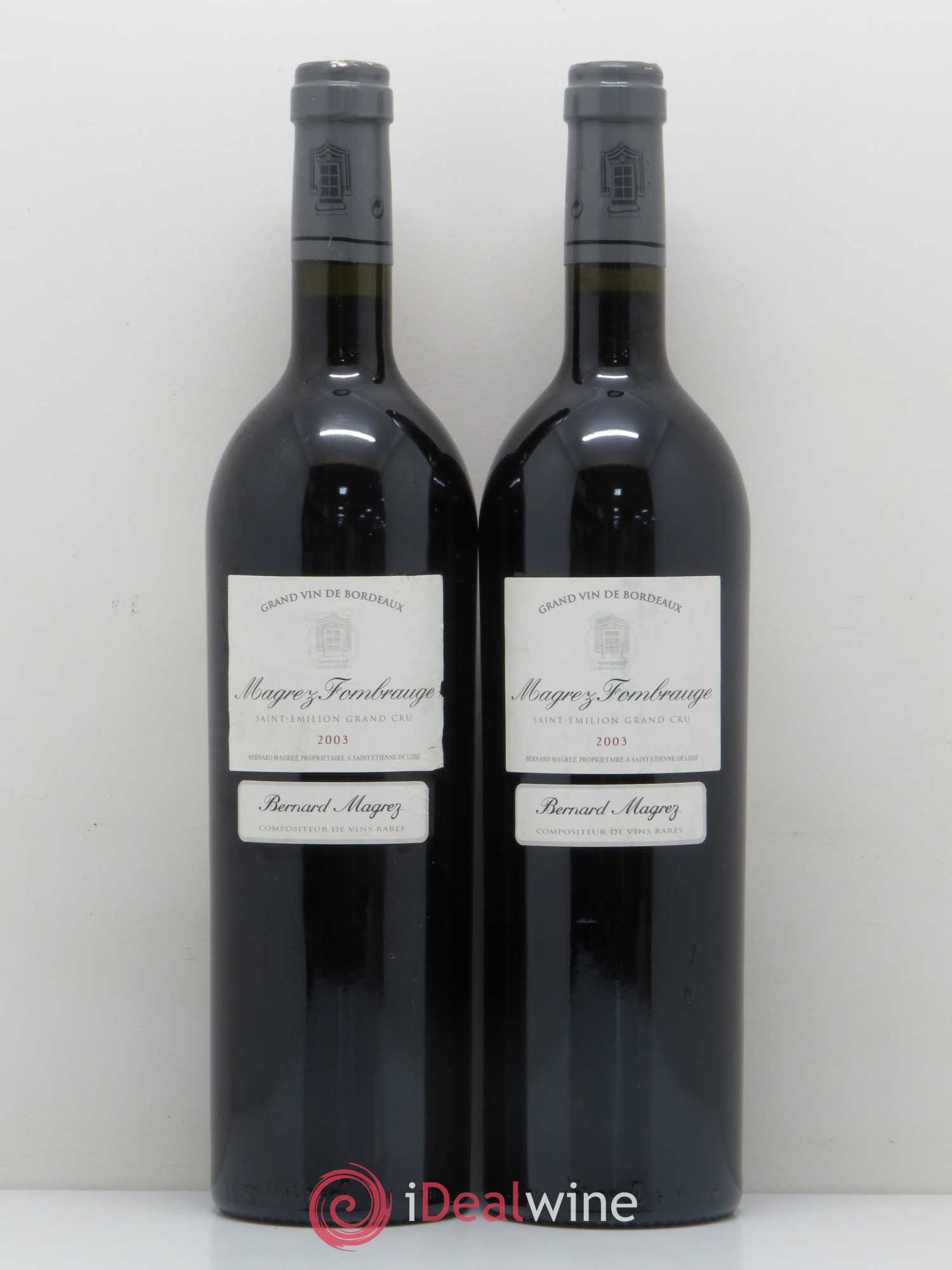 Château Magrez Fombrauge 2003 - Lot de 2 bouteilles - 0