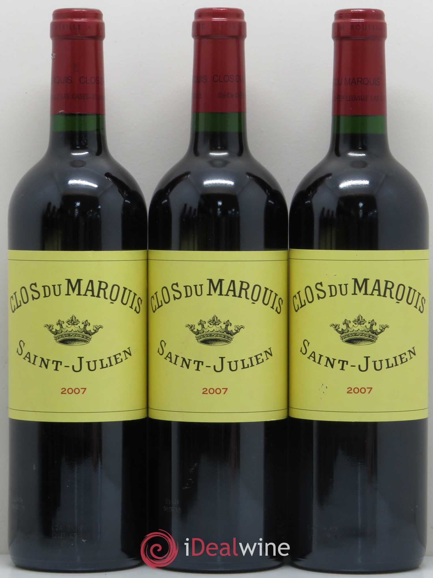 Clos du Marquis 2007 - Lot de 6 bouteilles - 1