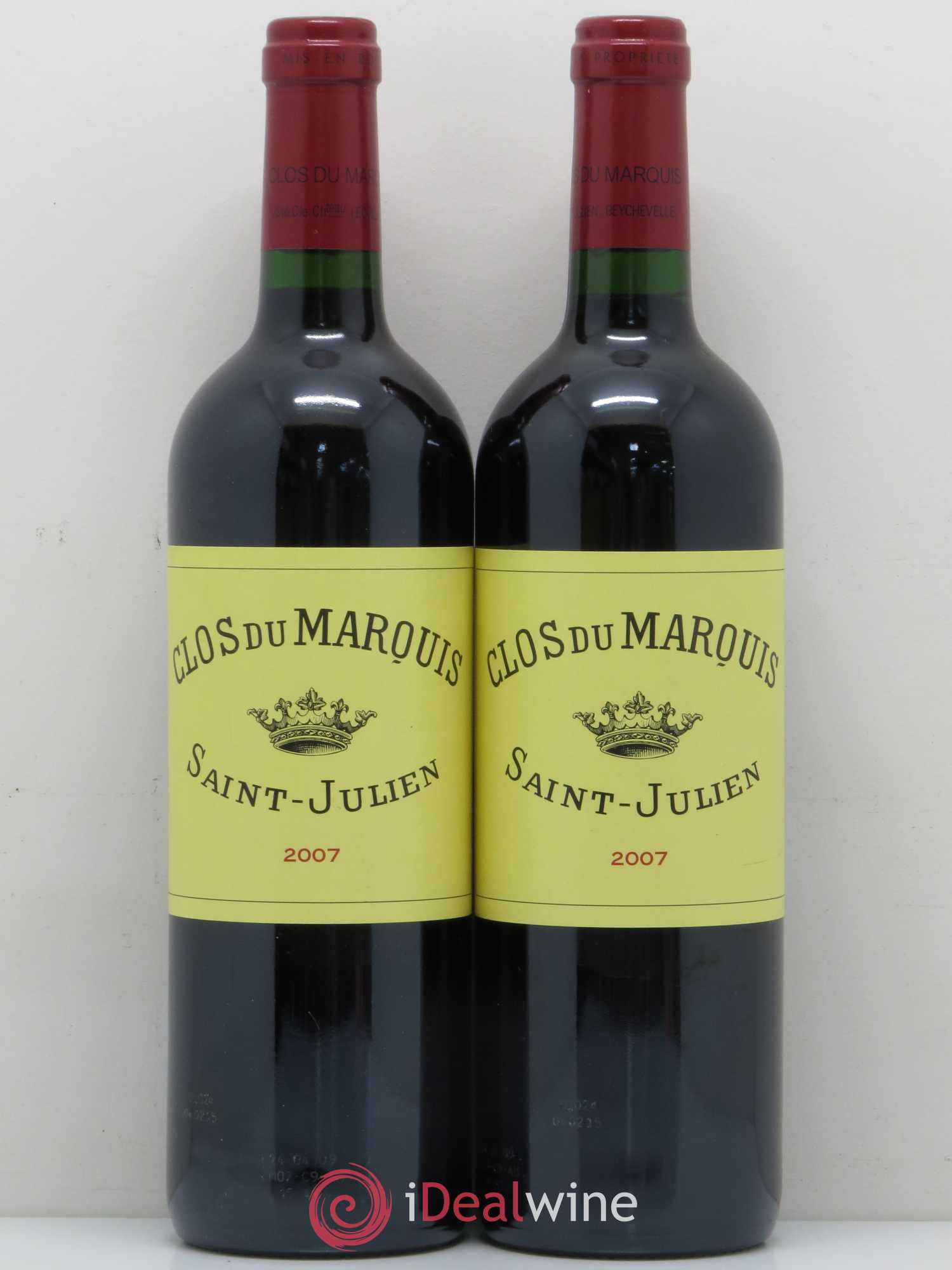 Clos du Marquis 2007 - Lot de 2 bouteilles - 0