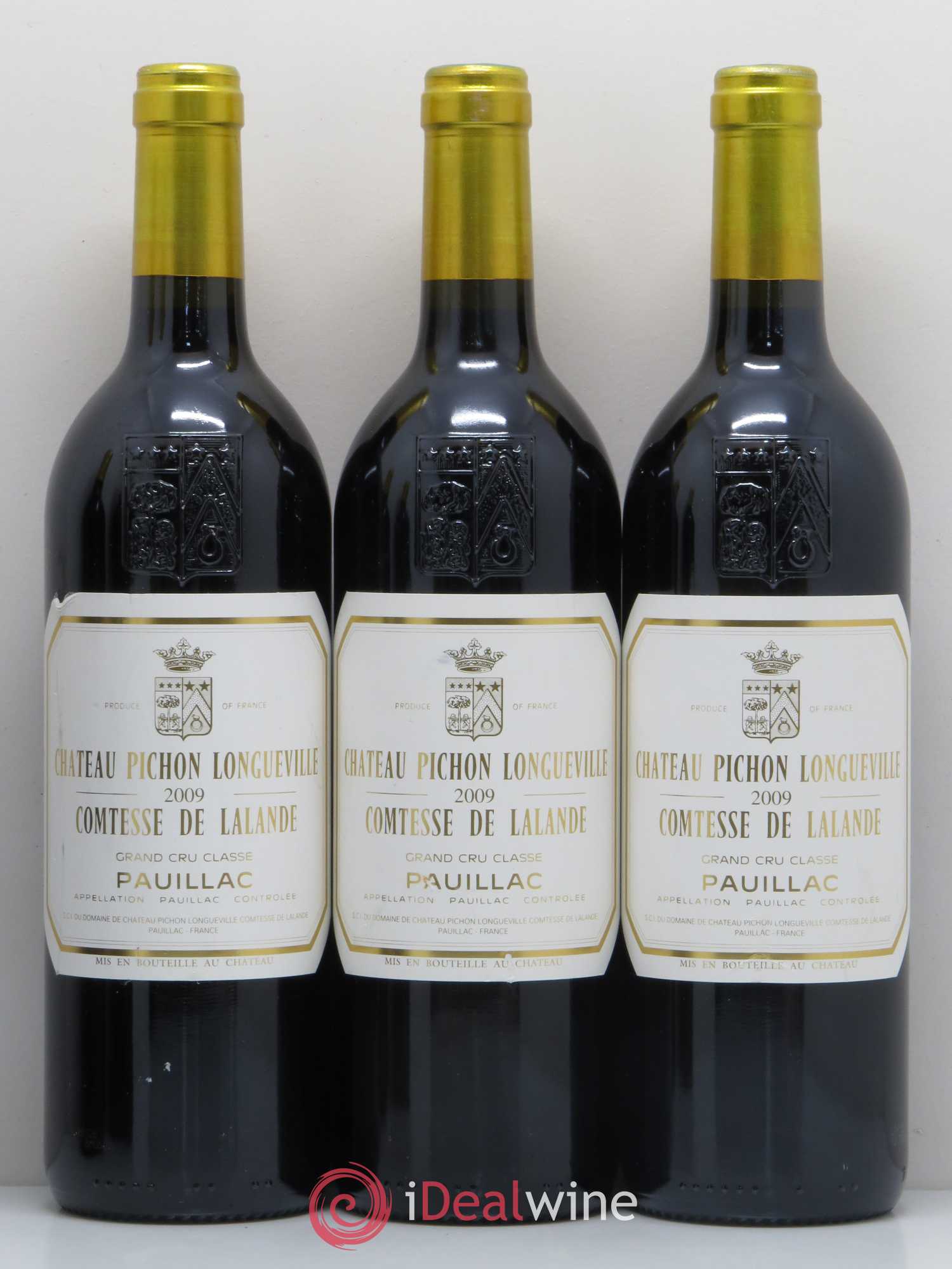 Château Pichon Longueville Comtesse de Lalande 2ème Grand Cru Classé 2009 - Lot de 5 bouteilles - 1