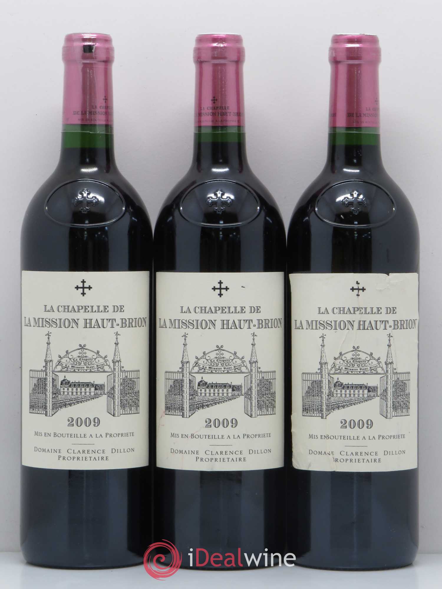 La Chapelle de La Mission Haut-Brion Second Vin 2009 - Lot de 3 bouteilles - 0