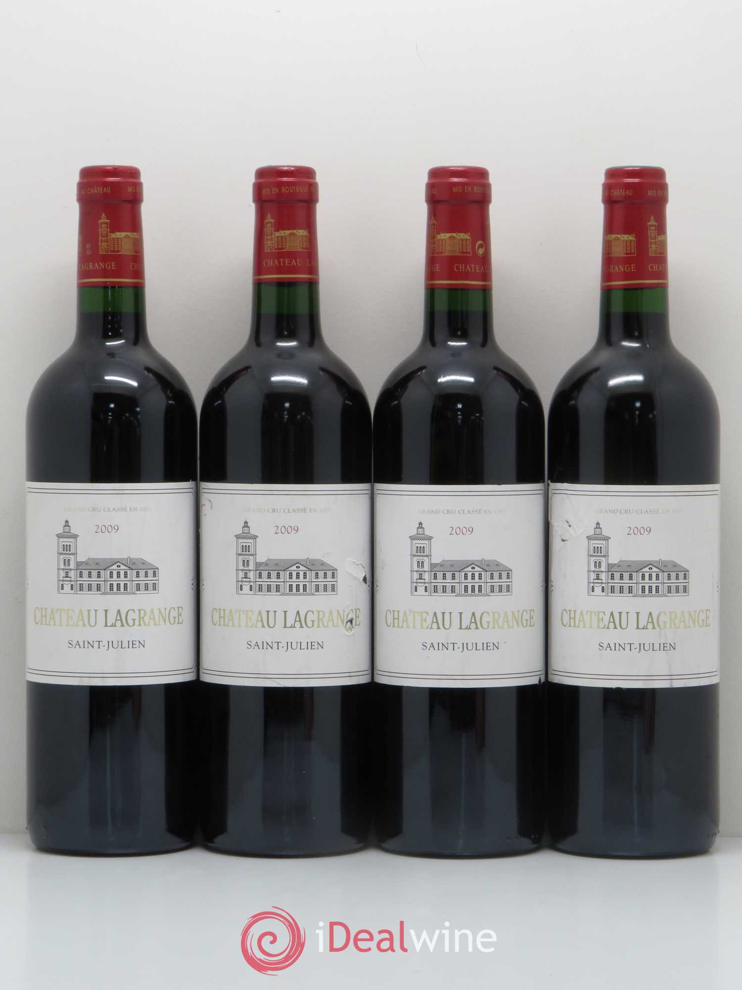 Château Lagrange 3ème Grand Cru Classé 2009 - Lot de 4 bouteilles - 0
