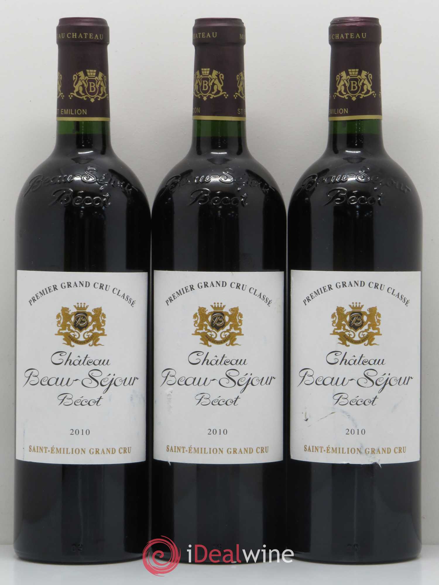 Château Beau-Séjour Bécot 1er Grand Cru Classé B 2010 - Lot de 12 bouteilles - 2