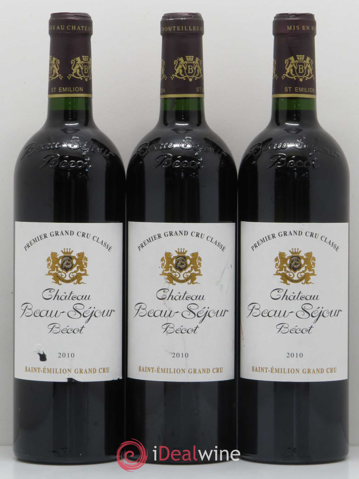 Château Beau-Séjour Bécot 1er Grand Cru Classé B 2010 - Lot de 12 bouteilles - 4