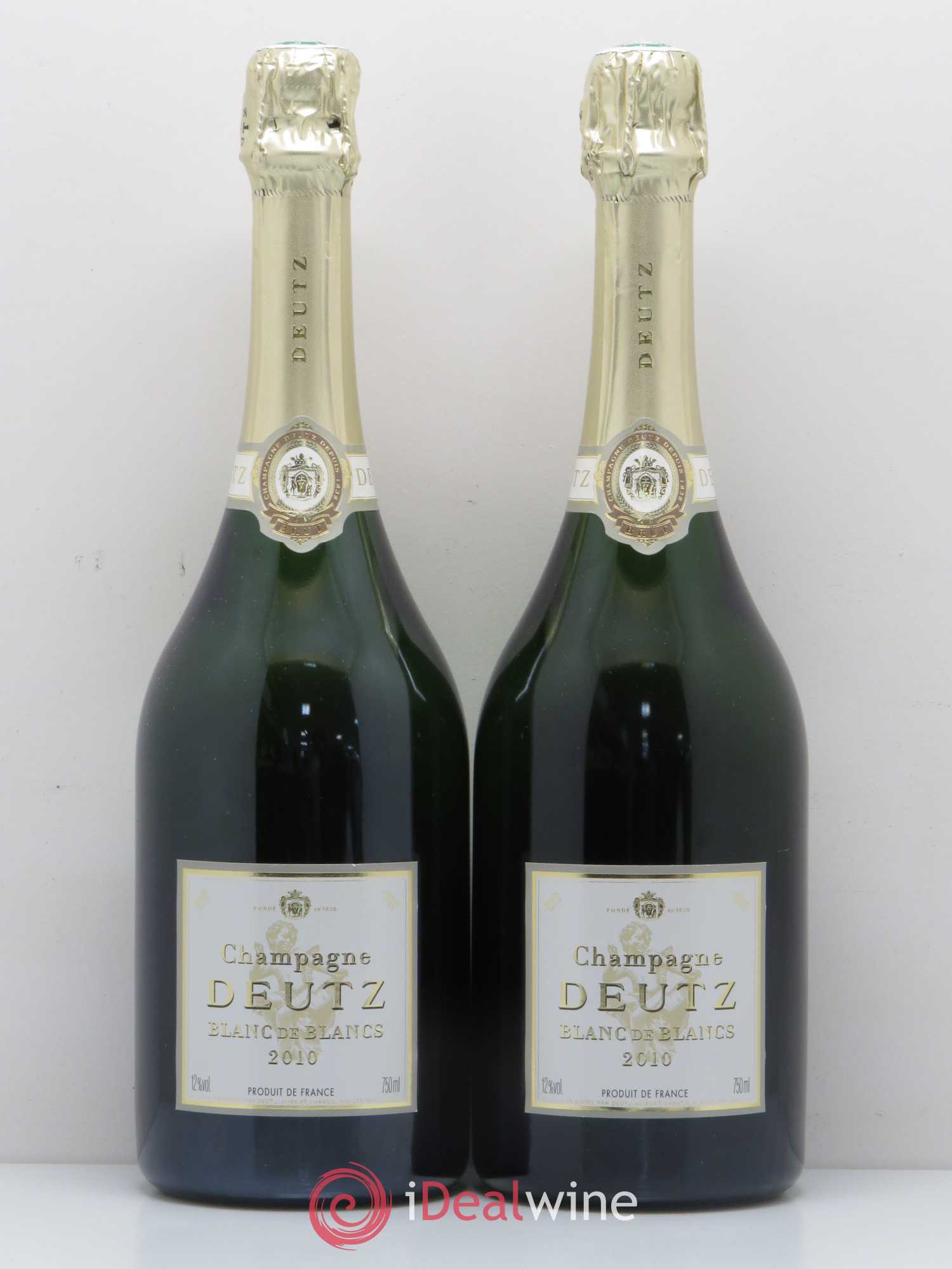 Blanc de Blancs Brut Deutz 2010 - Lot de 2 bouteilles - 0