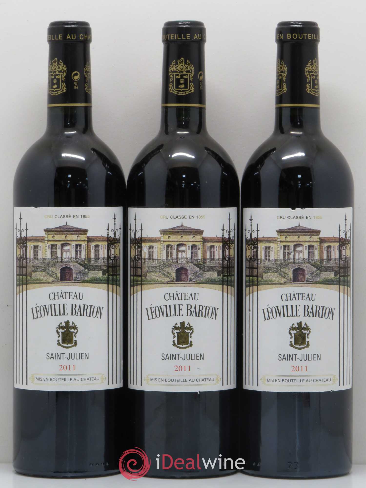 Château Léoville Barton 2ème Grand Cru Classé 2011 - Lot de 3 bouteilles - 0