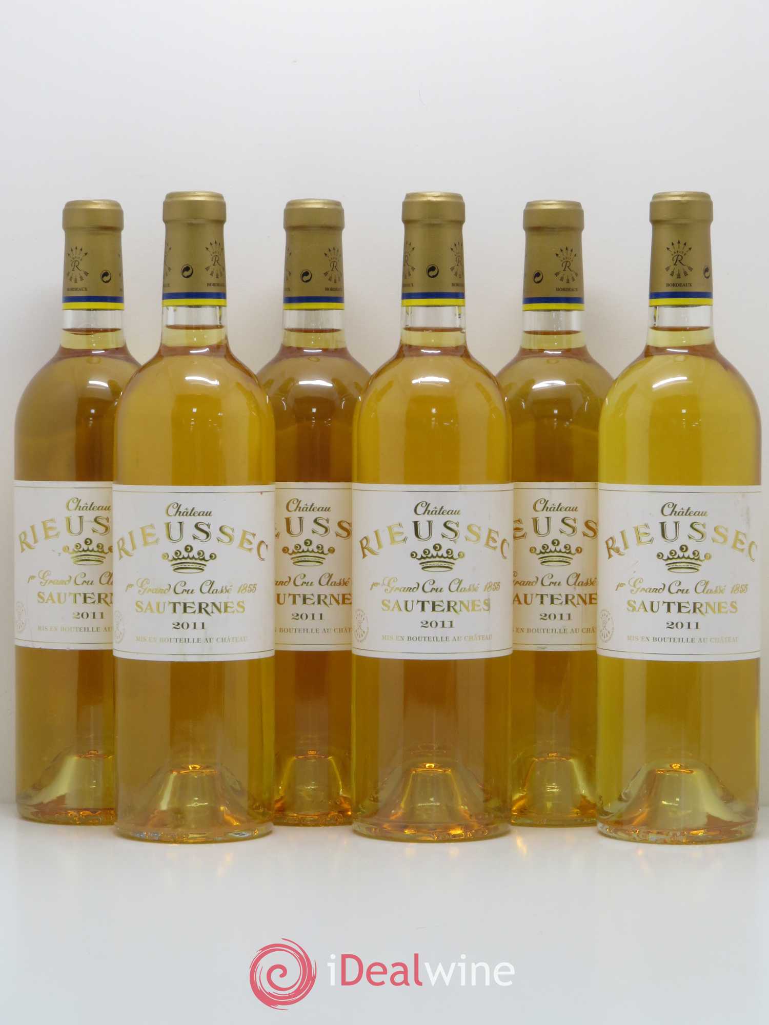 Château Rieussec 1er Grand Cru Classé 2011 - Lotto di 6 bottiglie - 0