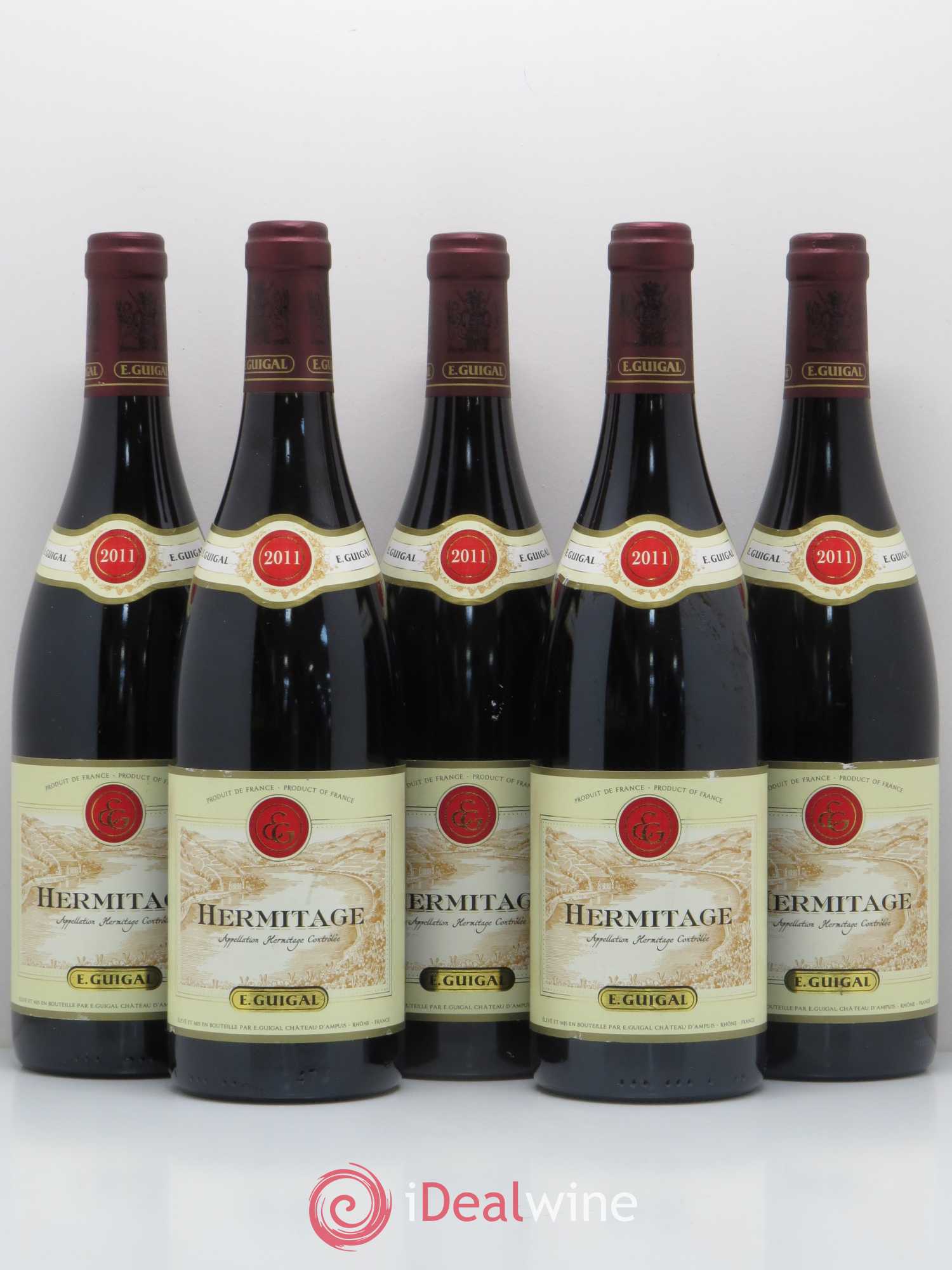 Hermitage Guigal 2011 - Lot de 5 bouteilles - 0