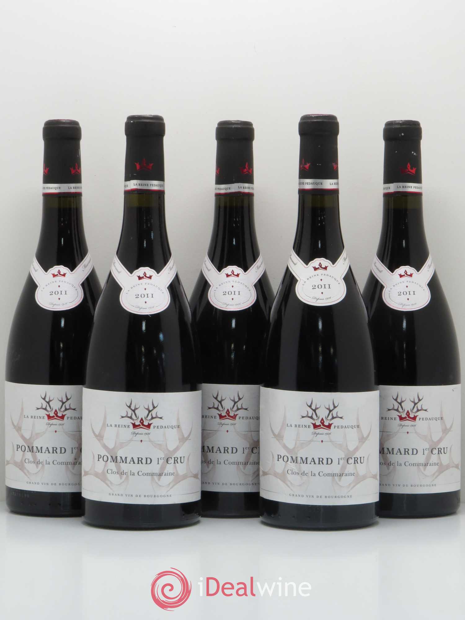 Pommard 1er Cru Clos de la Commaraine La Reine Pedauque 2011 - Posten von 5 Flaschen - 0