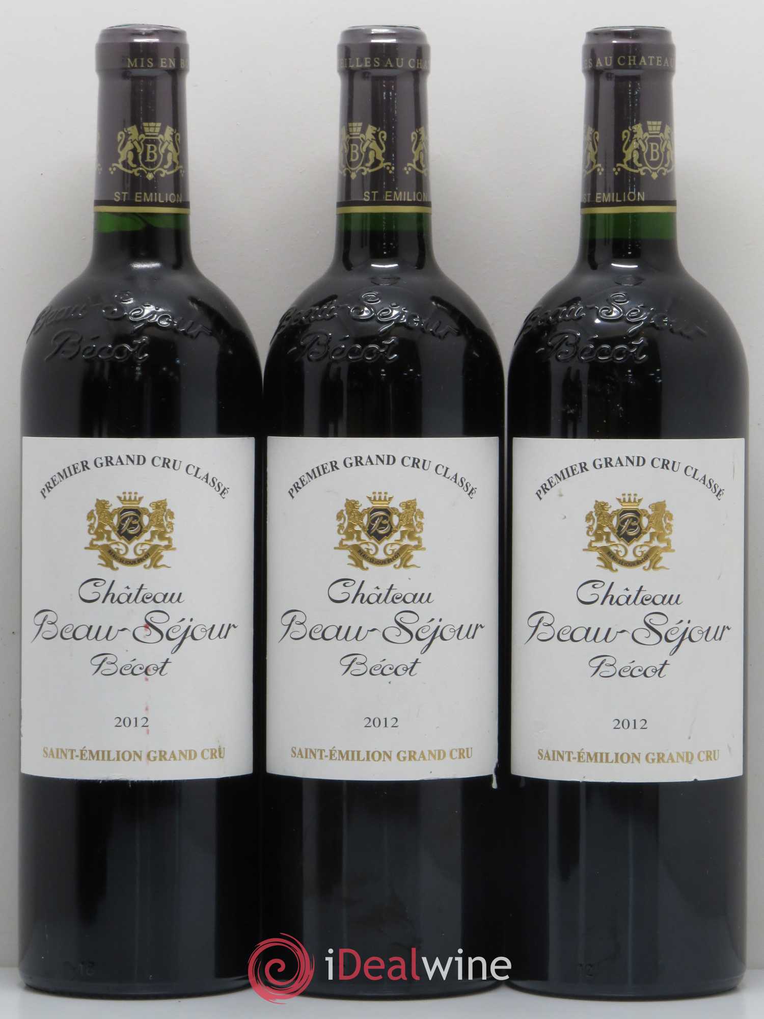 Château Beau-Séjour Bécot 1er Grand Cru Classé B 2012 - Lot de 5 bouteilles - 1