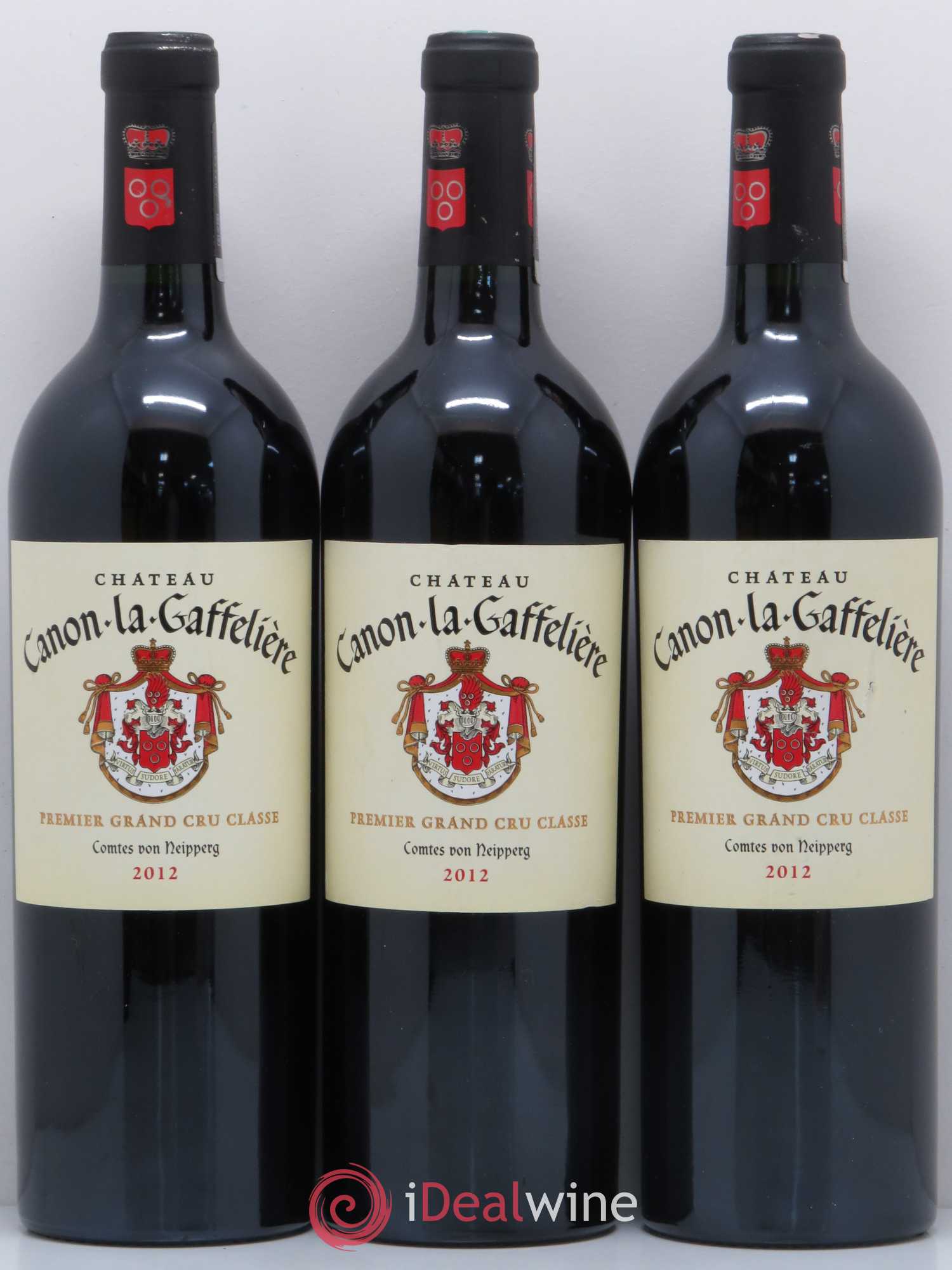 Château Canon la Gaffelière 1er Grand Cru Classé B 2012 - Lot de 3 bouteilles - 0