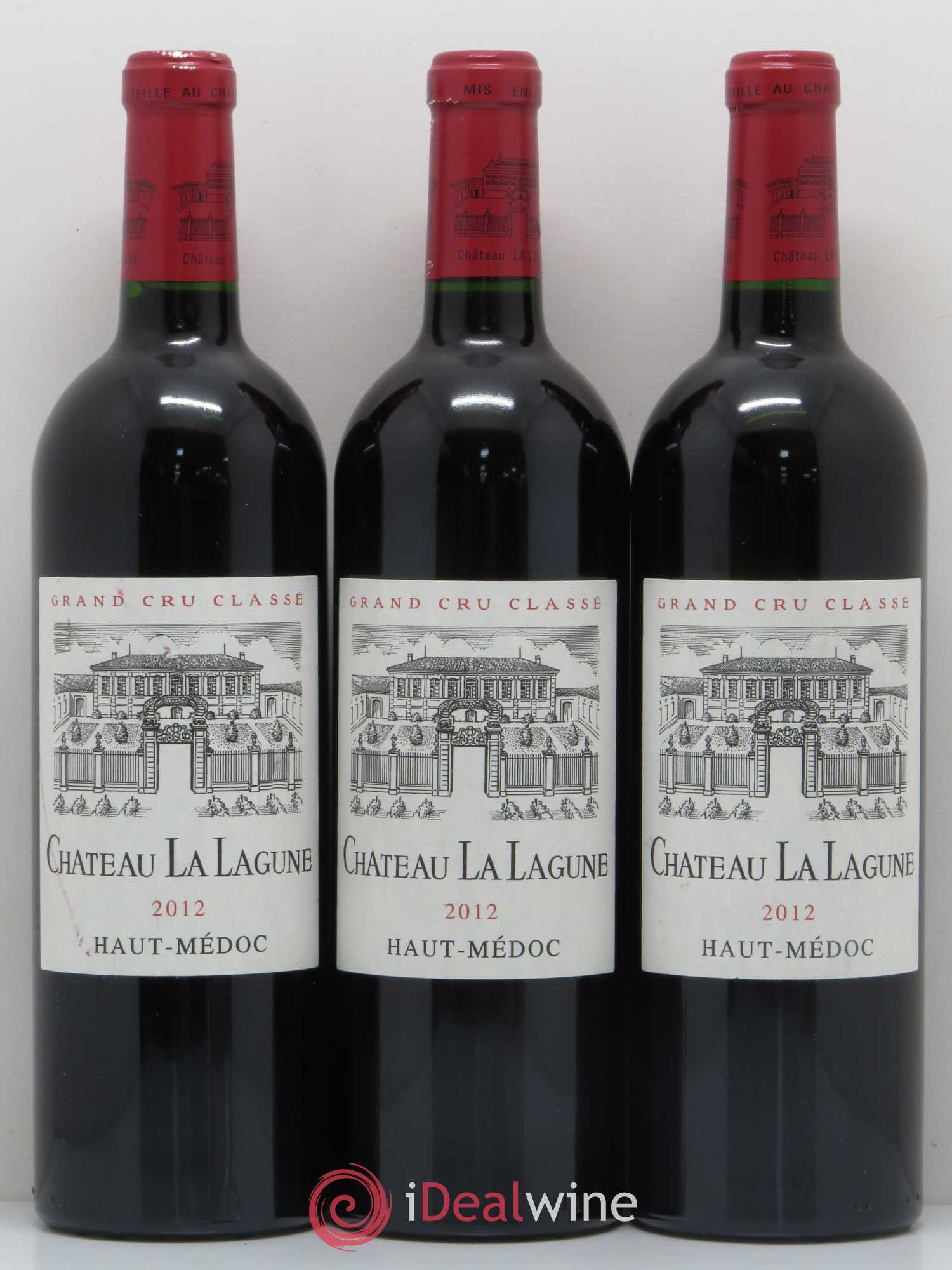 Château la Lagune 3ème Grand Cru Classé 2012 - Lot de 3 bouteilles - 0