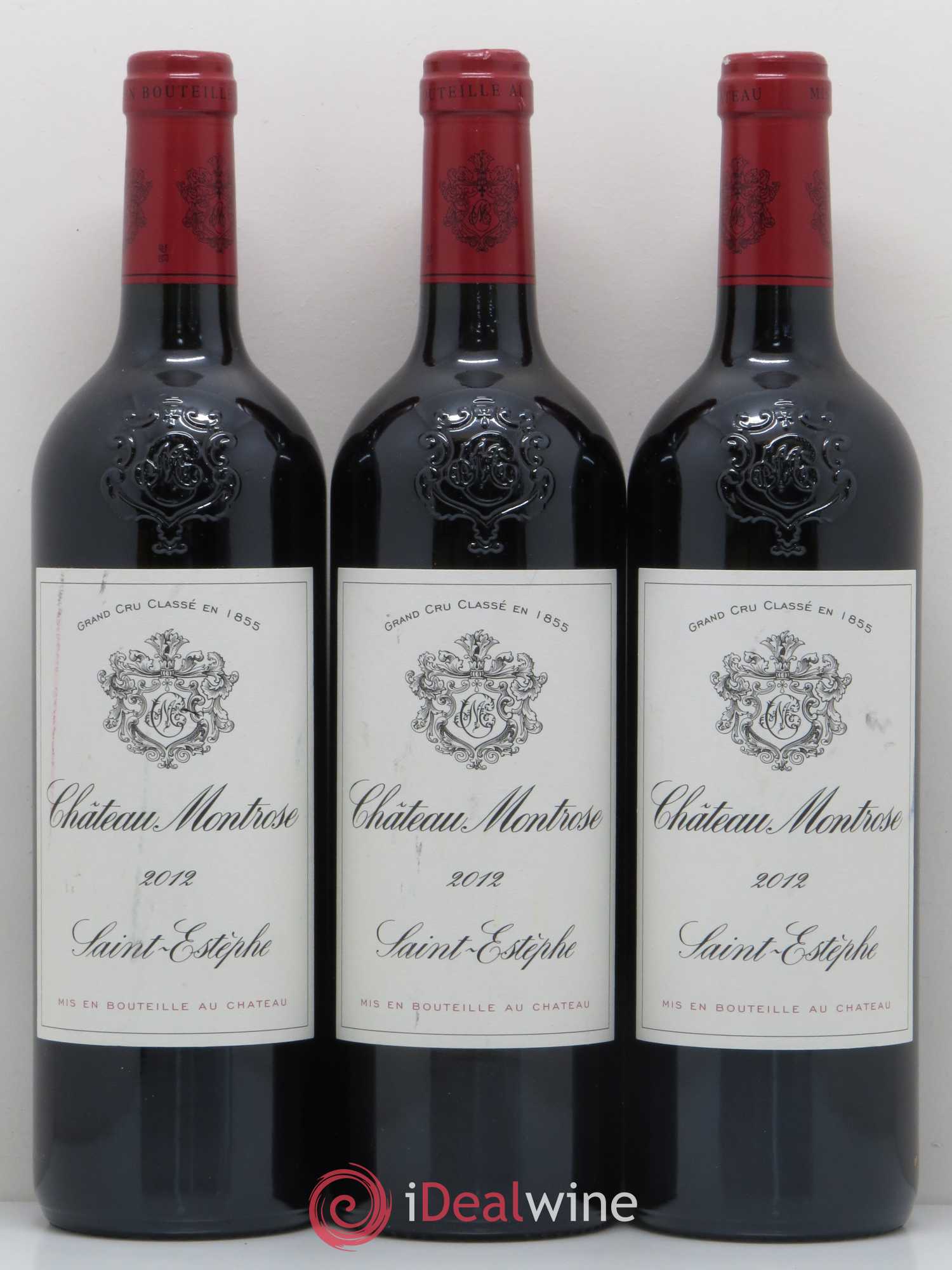 Château Montrose 2ème Grand Cru Classé 2012 - Lot de 3 bouteilles - 0