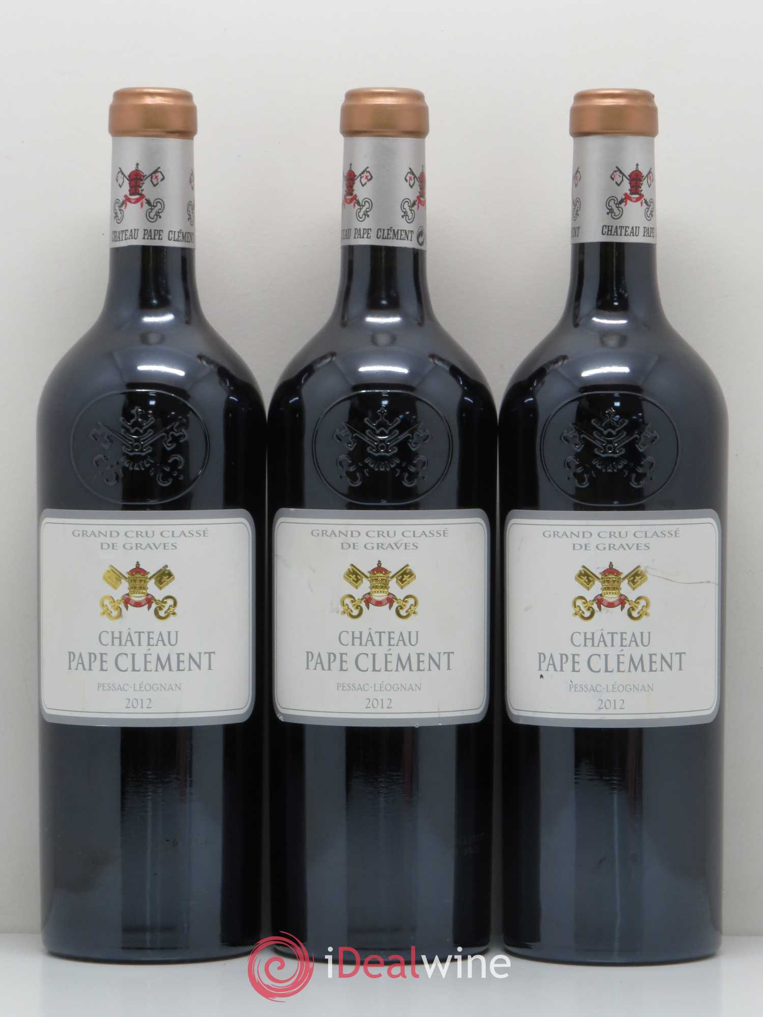 Château Pape Clément Cru Classé de Graves 2012 - Lot de 3 bouteilles - 0
