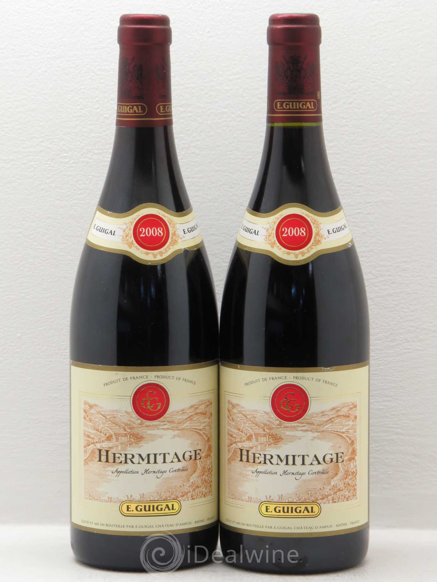 Hermitage Guigal 2008 - Lot de 2 bouteilles - 0