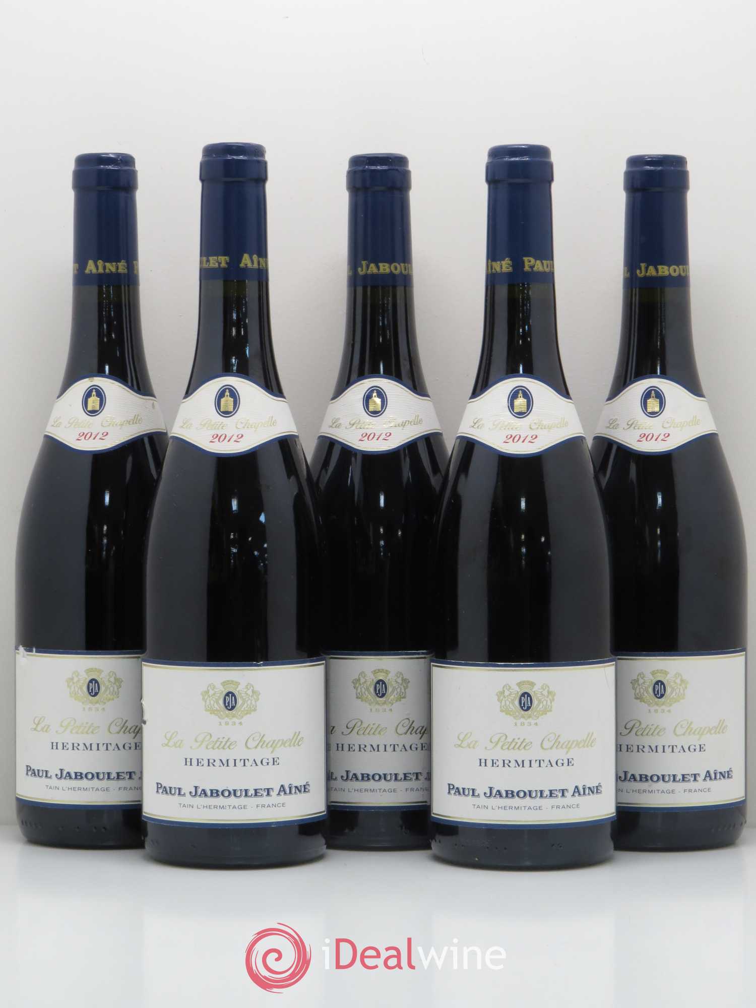 Hermitage La Petite Chapelle Paul Jaboulet Ainé 2012 - Lot de 5 bouteilles - 0