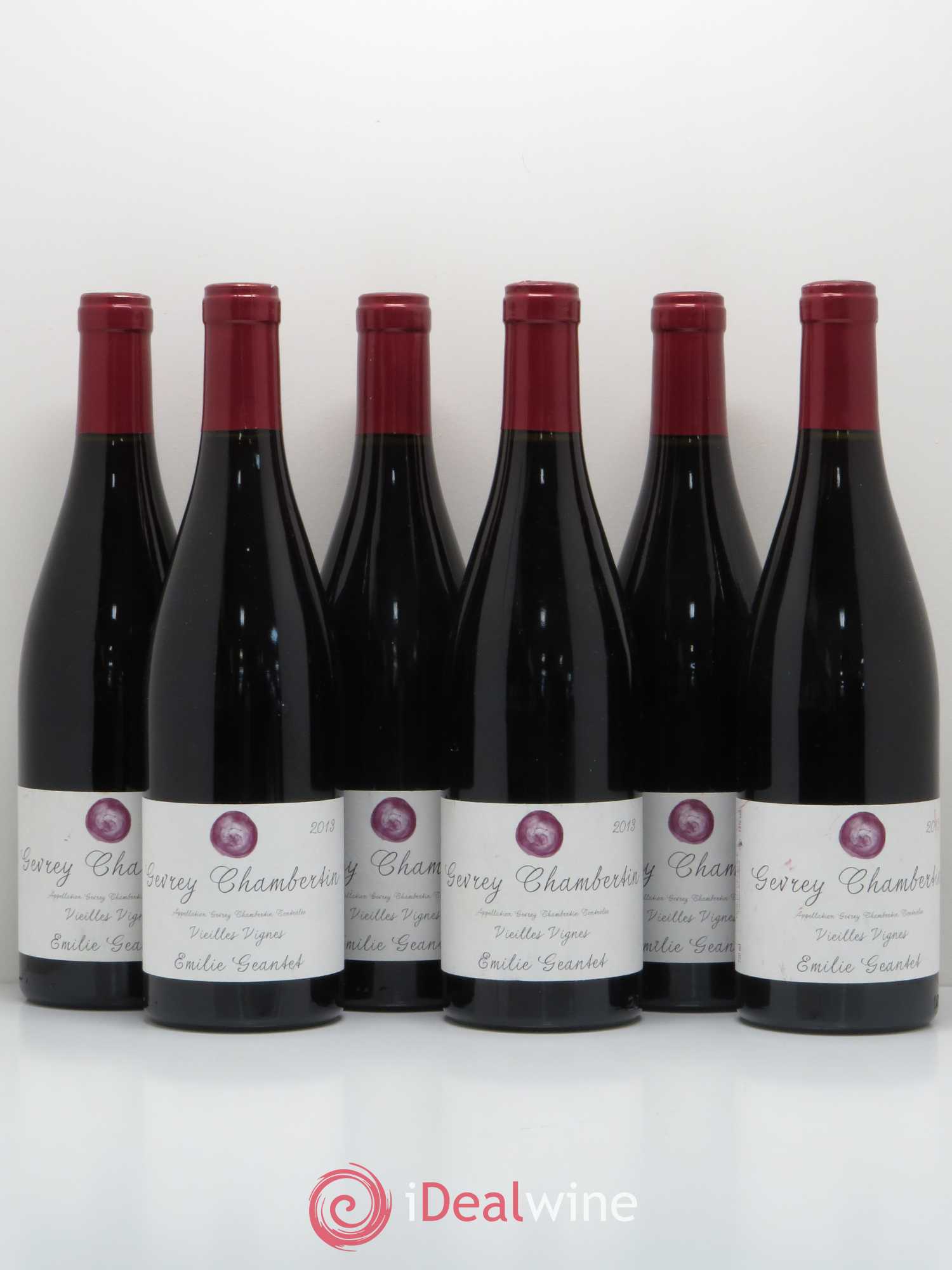 Gevrey-Chambertin Vieilles Vignes Emilie Geantet 2013 - Lot de 6 bouteilles - 0