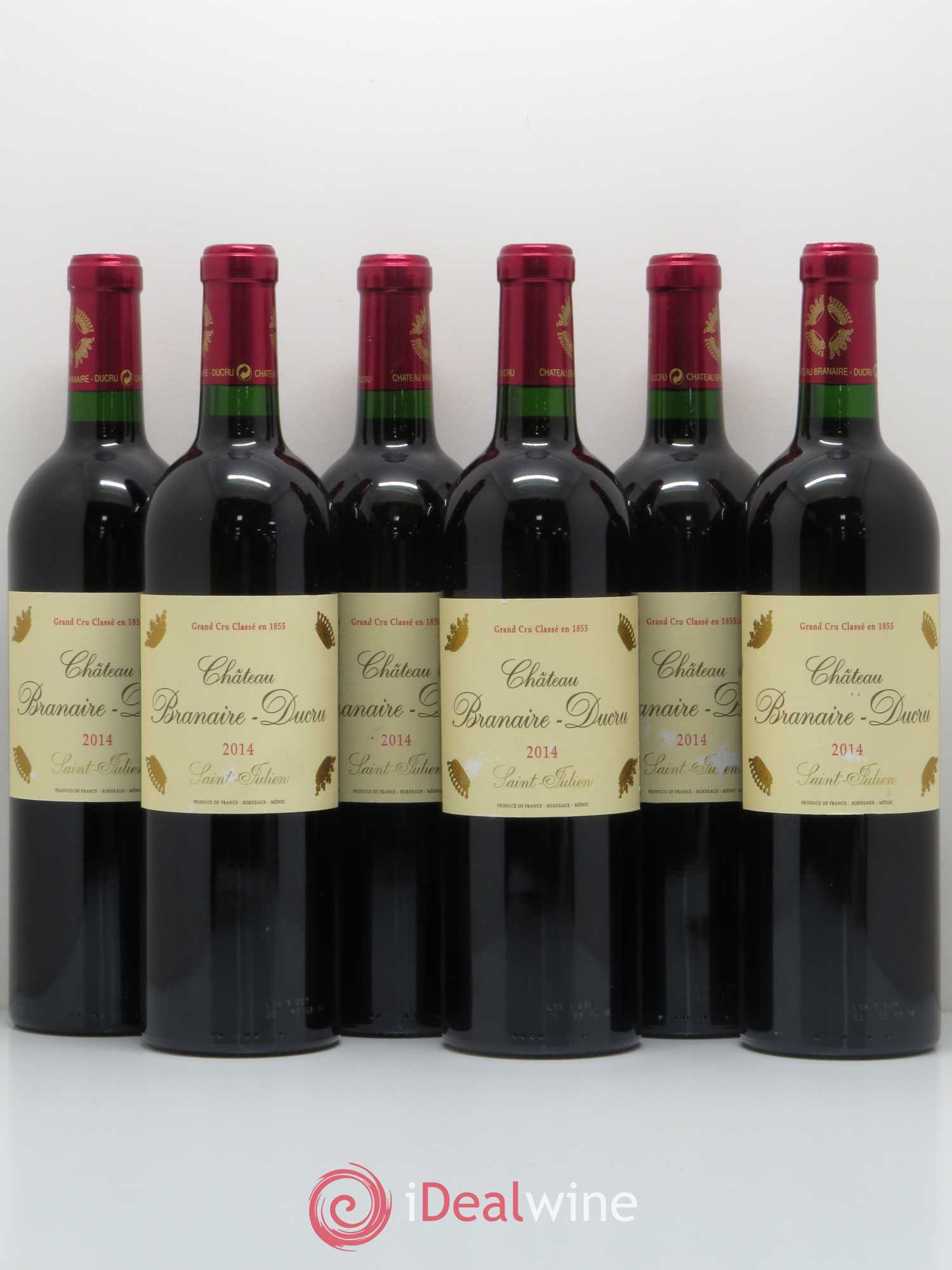 Château Branaire Ducru 4ème Grand Cru Classé 2014 - Lot de 6 bouteilles - 0