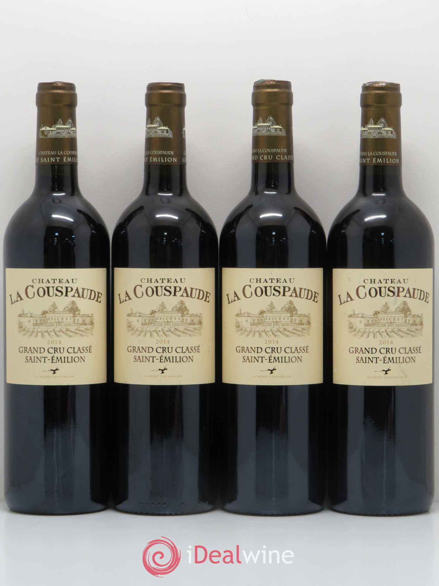 Château la Couspaude Grand Cru Classé 2014 - Lot de 4 bouteilles - 0