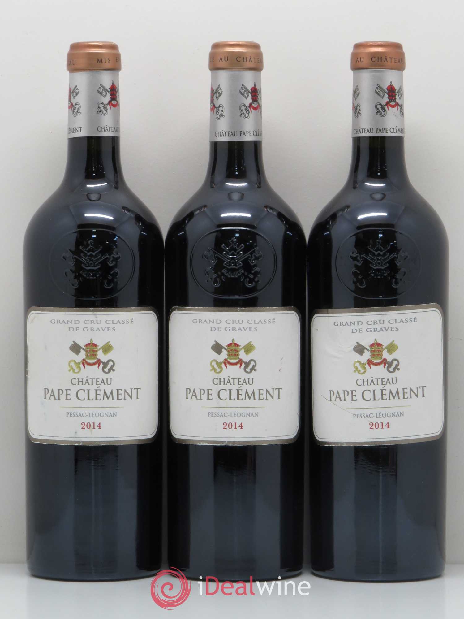 Château Pape Clément Cru Classé de Graves 2014 - Lot de 3 bouteilles - 0