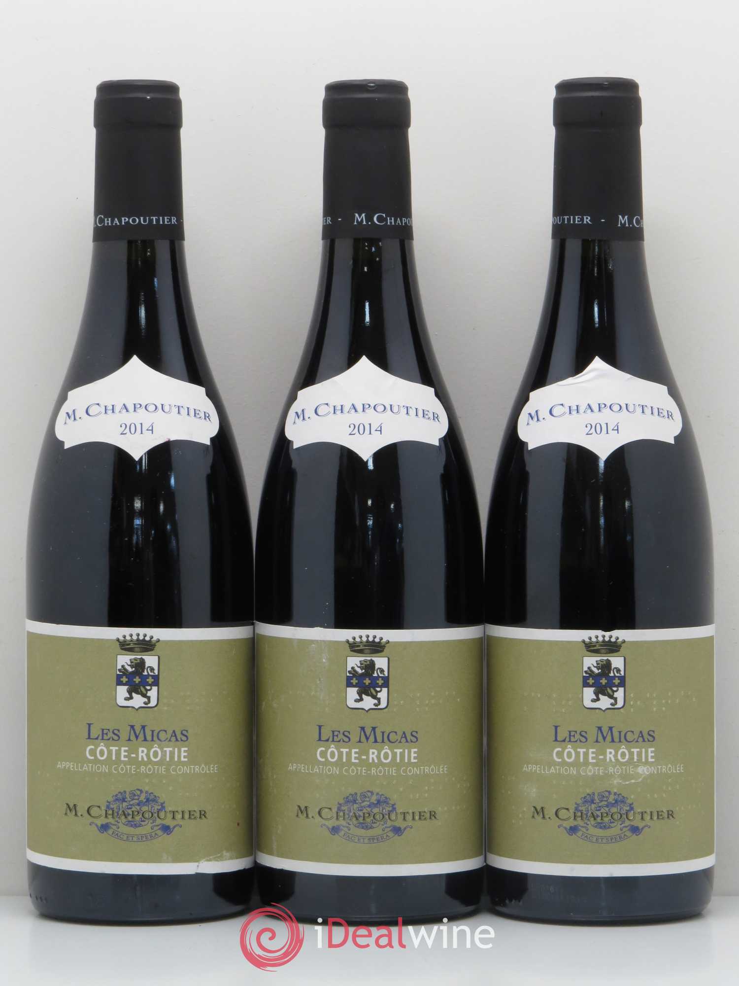 Côte-Rôtie Chapoutier Les Micas 2014 - Lot de 3 bouteilles - 0