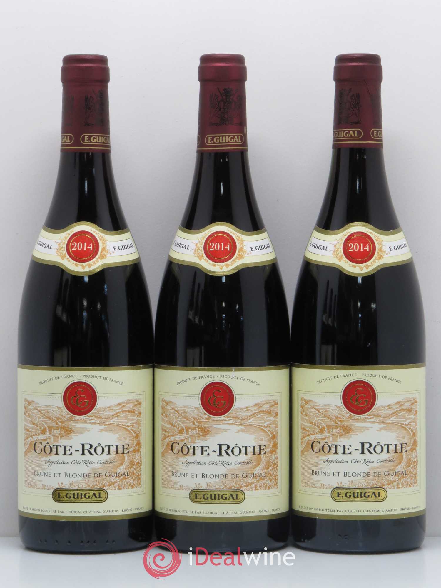 Côte-Rôtie Côtes Brune et Blonde Guigal 2014 - Lot de 6 bouteilles - 1