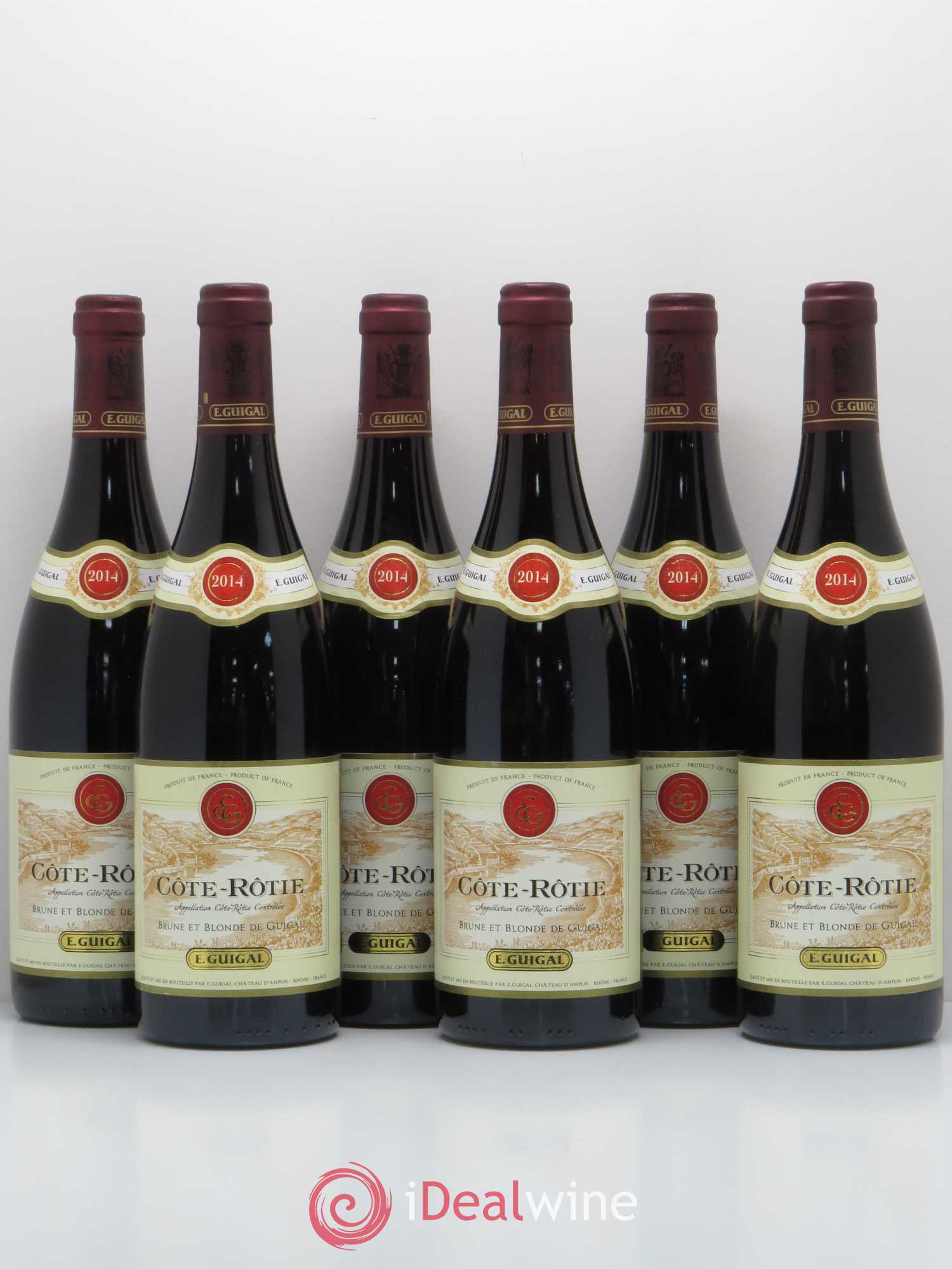 Côte-Rôtie Côtes Brune et Blonde Guigal 2014 - Lot de 6 bouteilles - 0