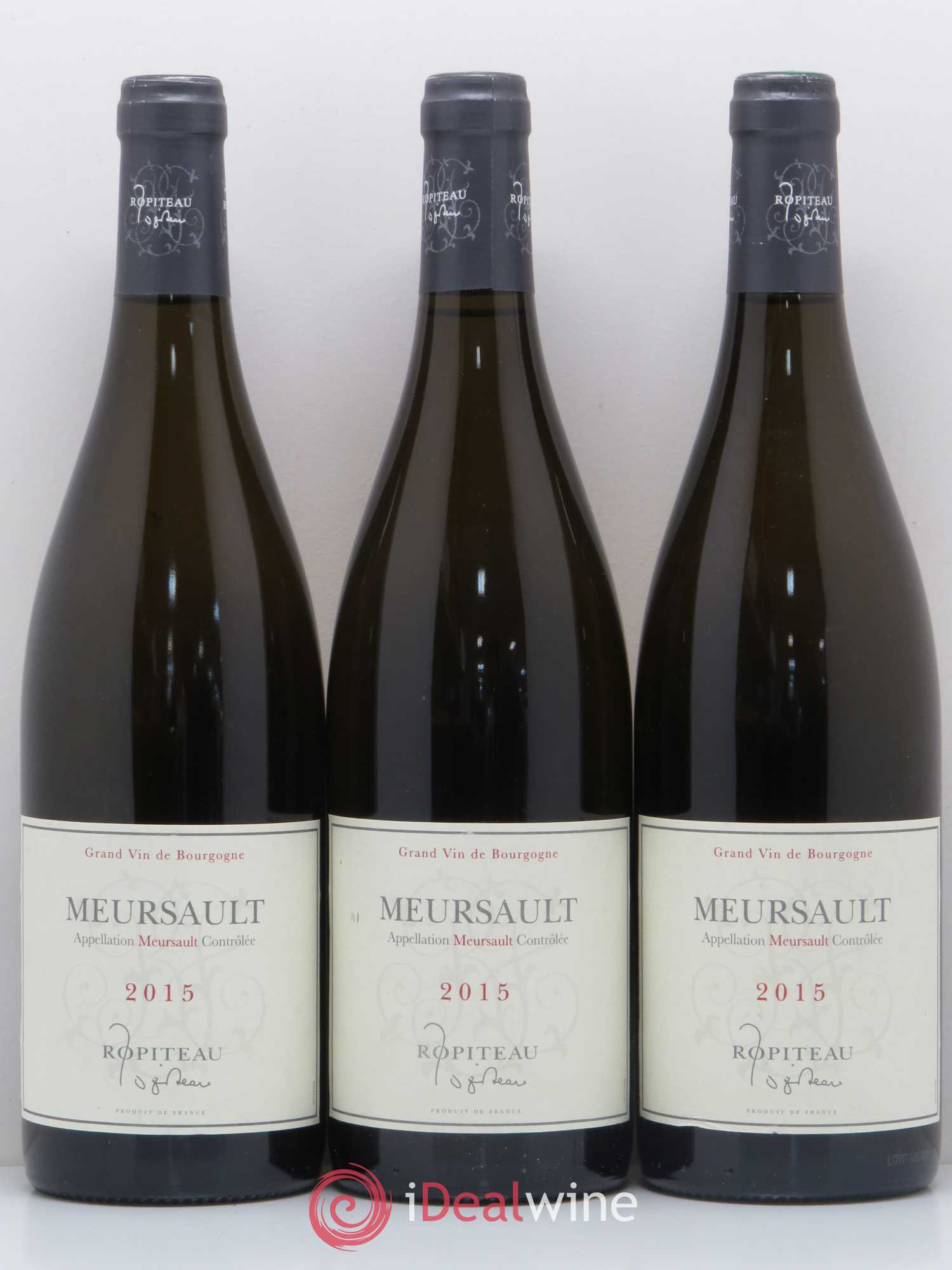 Meursault Ropiteau 2015 - Lot of 3 bottles - 0