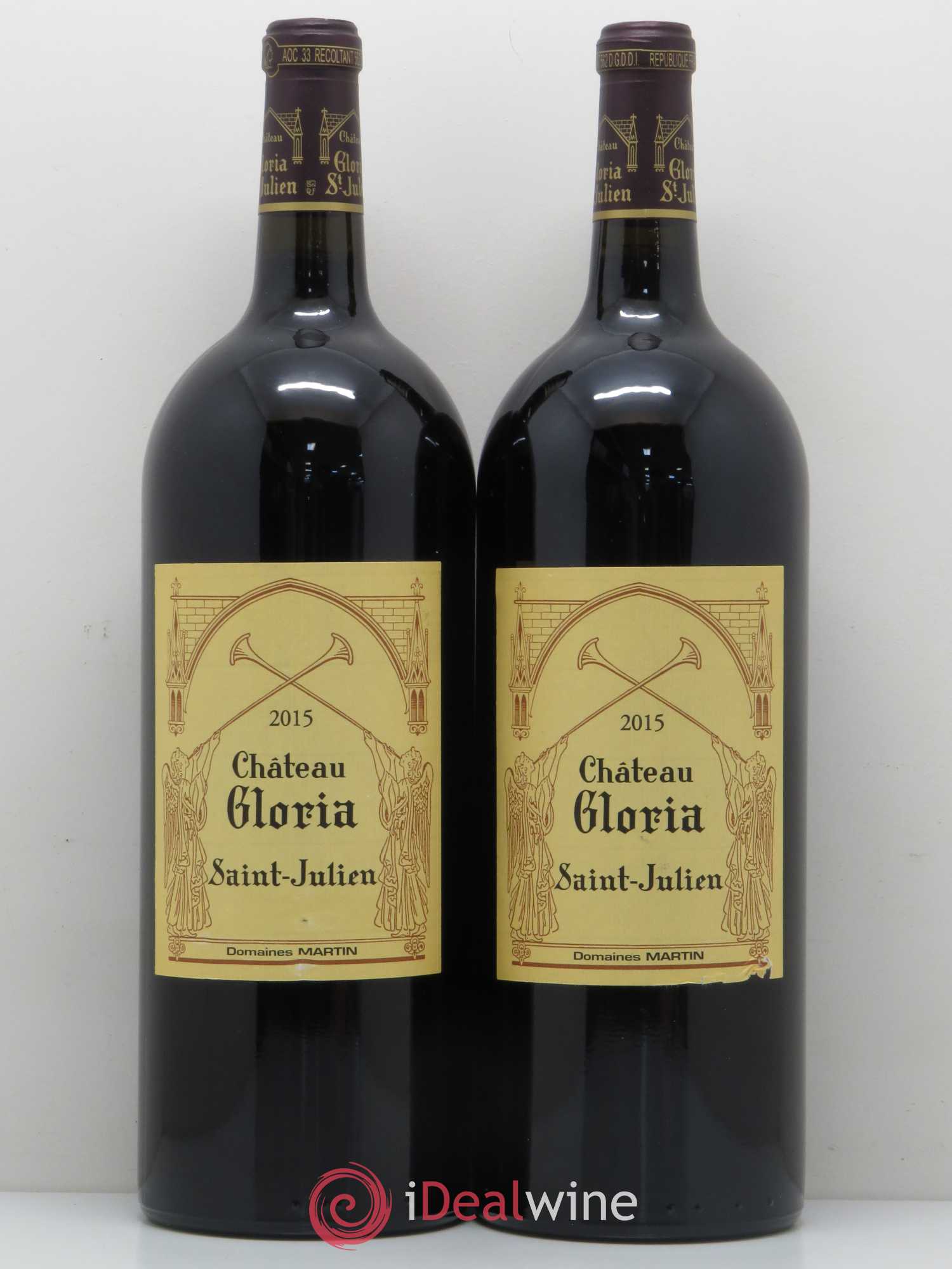 Château Gloria 2015 - Lot de 2 magnums - 0