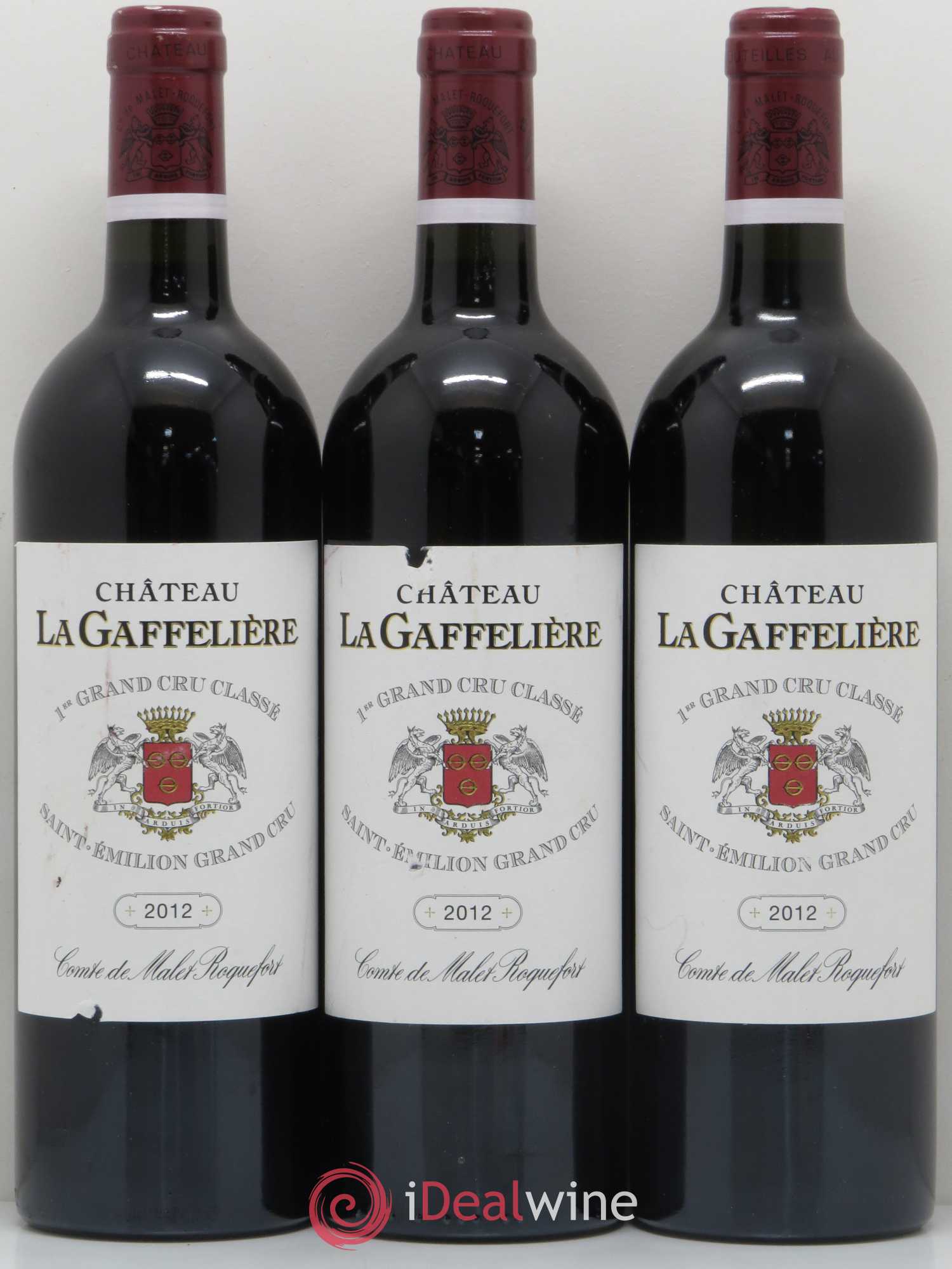 Château la Gaffelière 1er Grand Cru Classé B 2012 - Lot de 3 bouteilles - 0