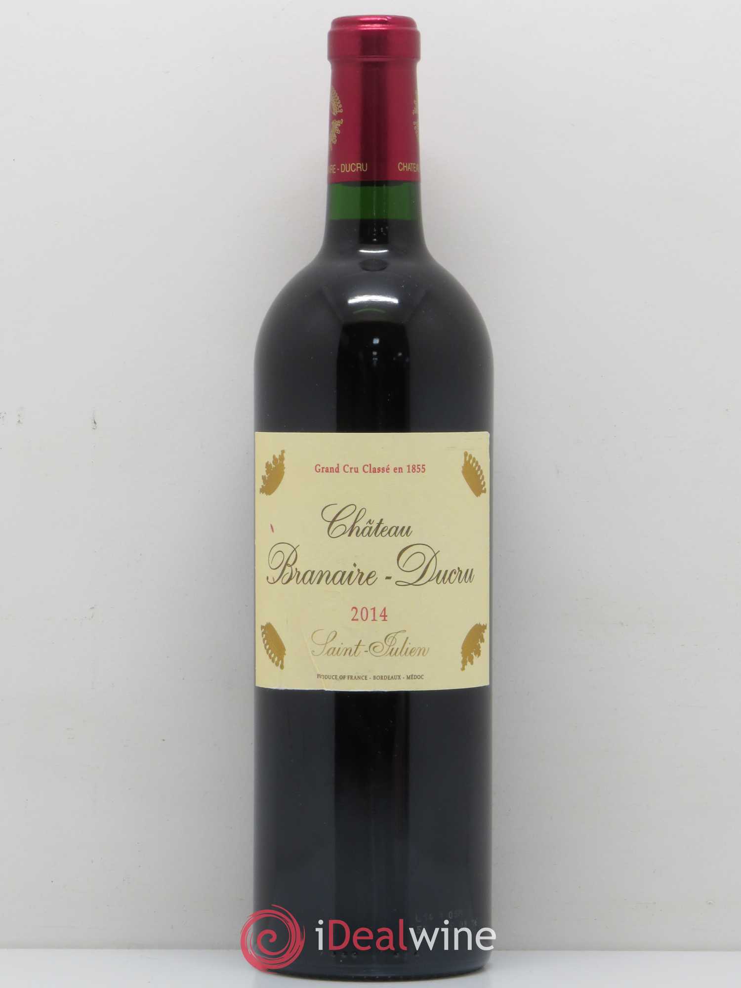 Château Branaire Ducru 4ème Grand Cru Classé 2014 - Lot de 1 bouteille - 0