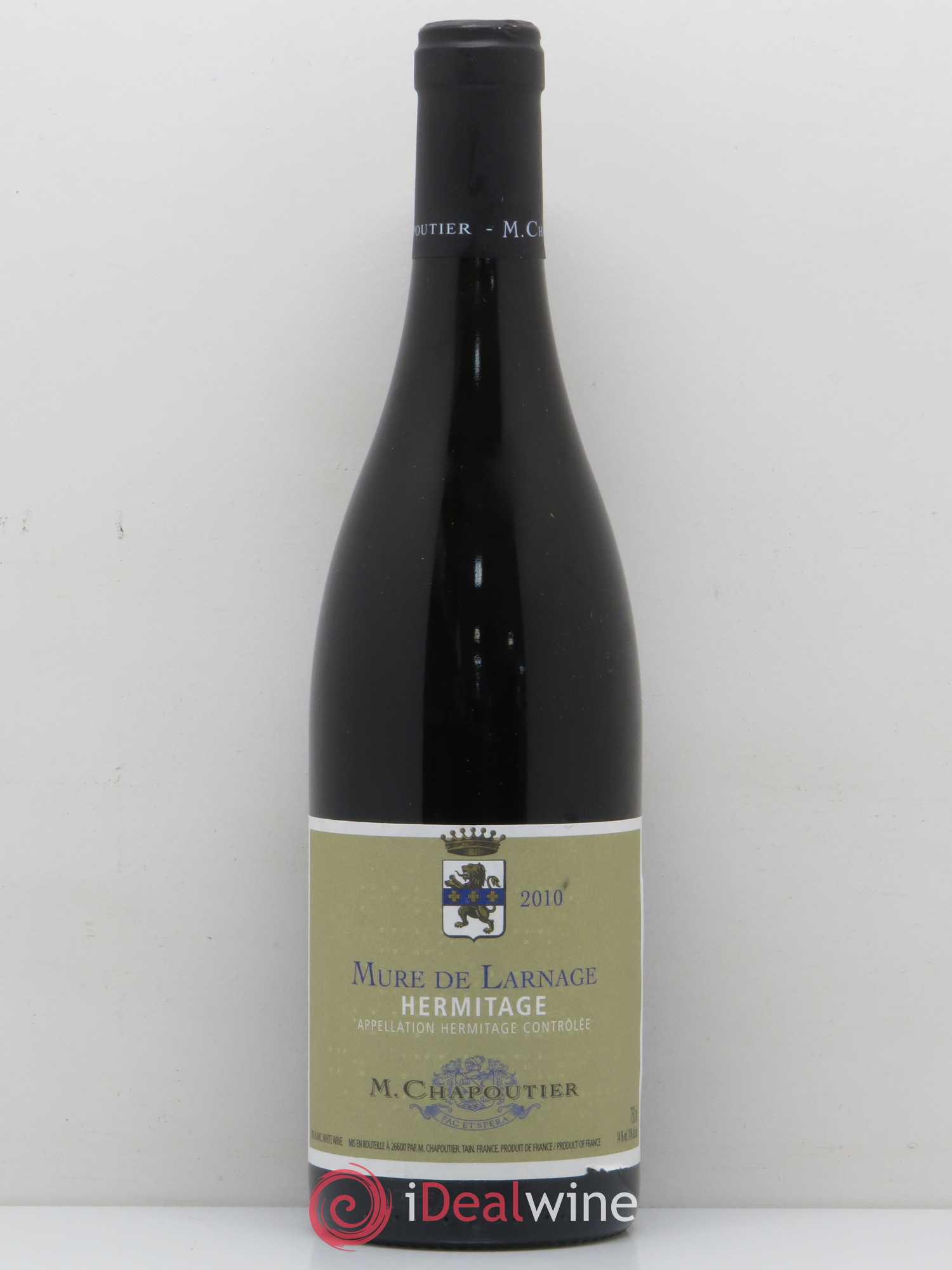 Hermitage Mure de Larnage - Chapoutier 2010 - Posten von 1 Flasche - 0