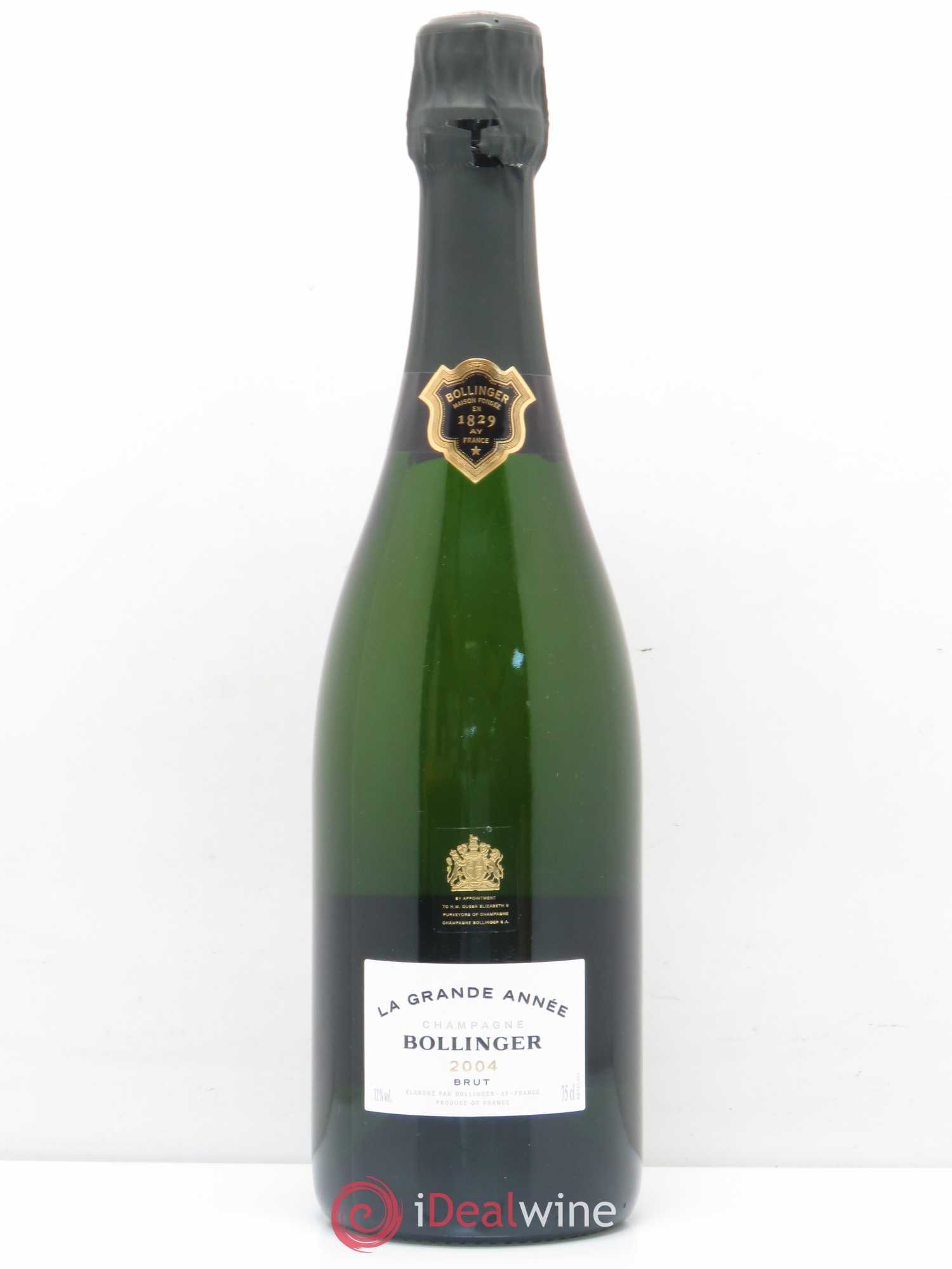 La Grande Année Brut Bollinger 2004 - Lot de 1 bouteille - 0