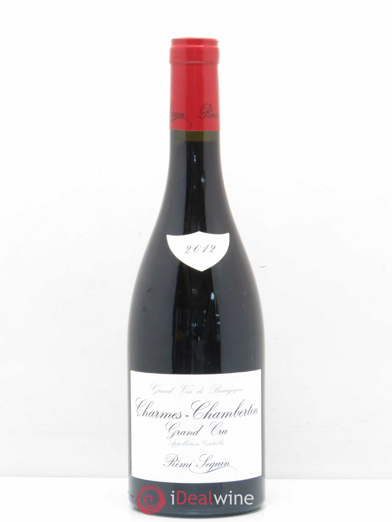 Charmes-Chambertin Grand Cru Rémi Seguin 2012 - Lot de 1 bouteille - 0