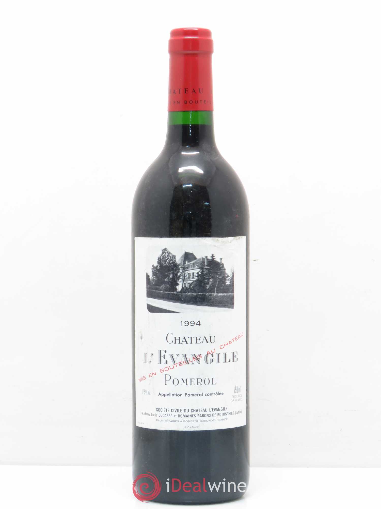 Château l' Évangile 1994 - Lot de 1 bouteille - 0