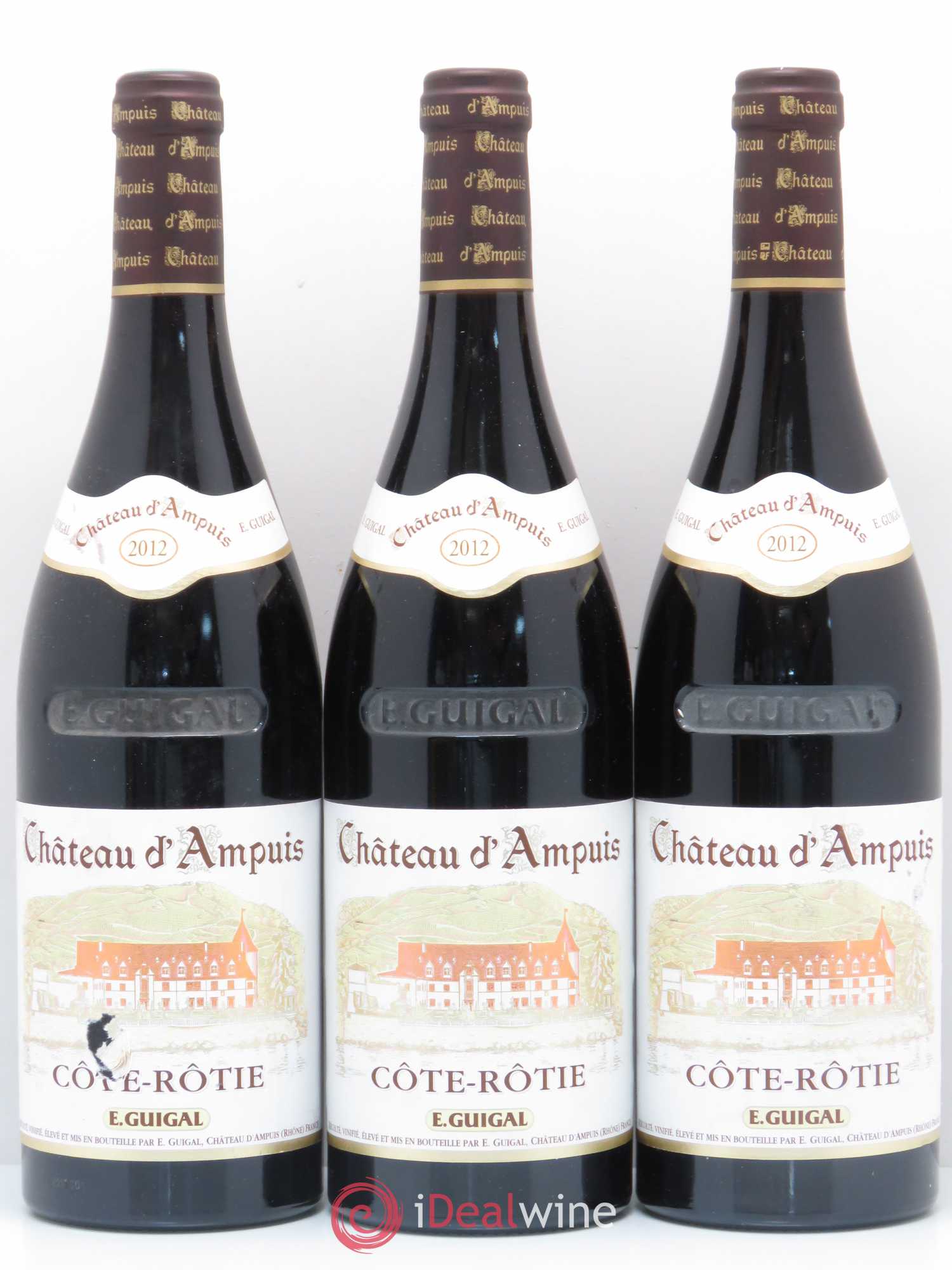 Côte-Rôtie Château d'Ampuis Guigal 2012 - Lot de 3 bouteilles - 0