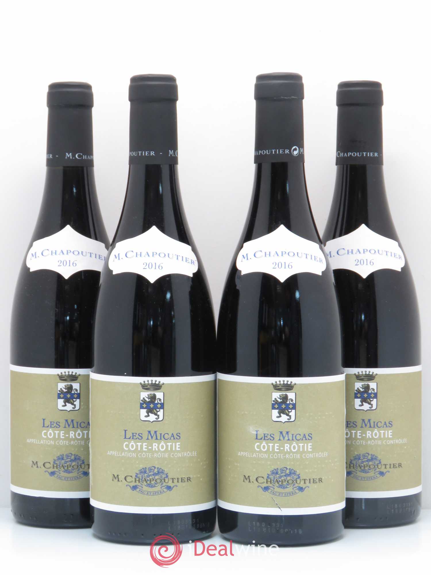 Côte-Rôtie Chapoutier Les Micas 2016 - Lot de 4 bouteilles - 0