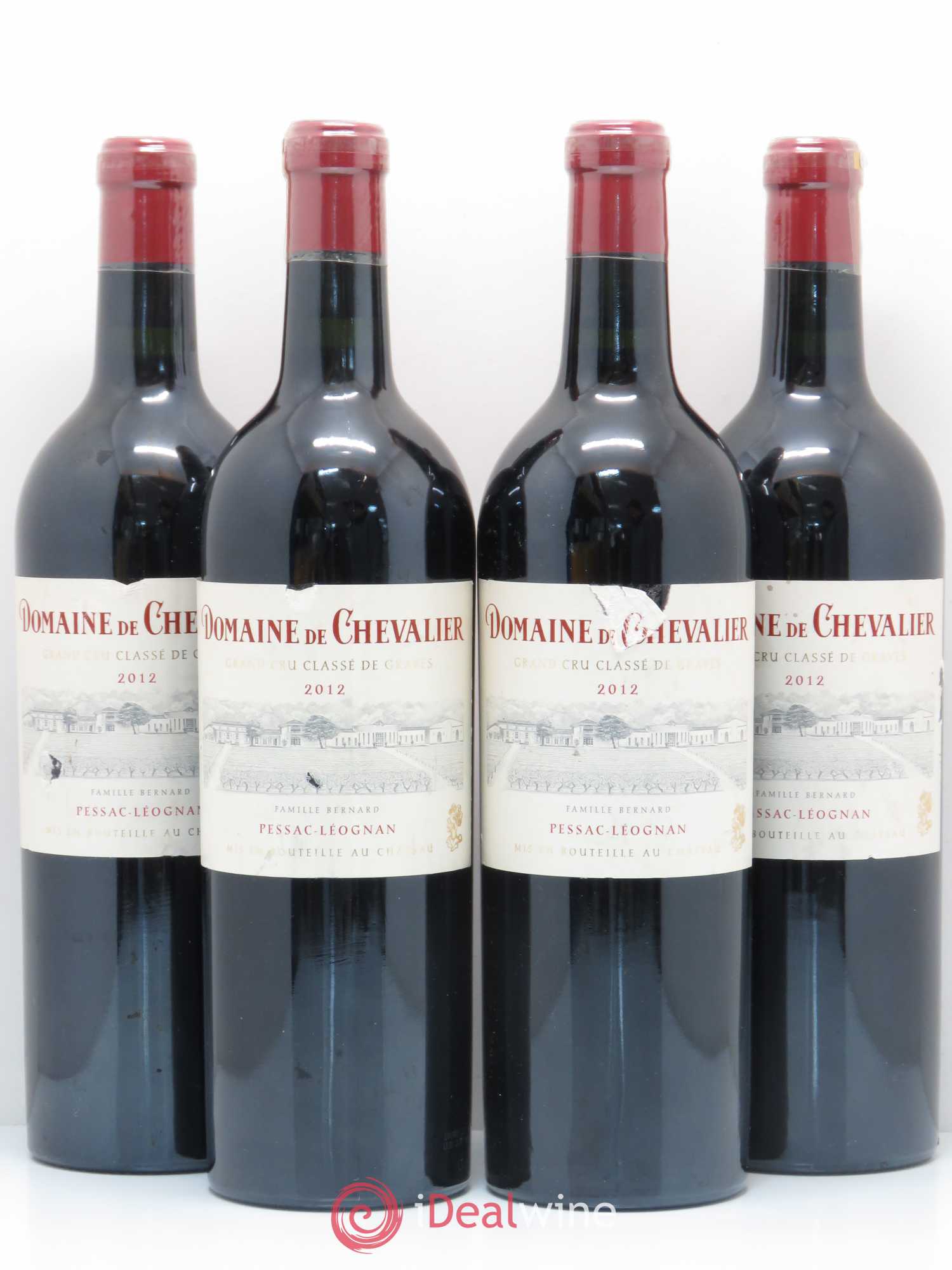 Domaine de Chevalier Cru Classé de Graves 2012 - Lot de 4 bouteilles - 0