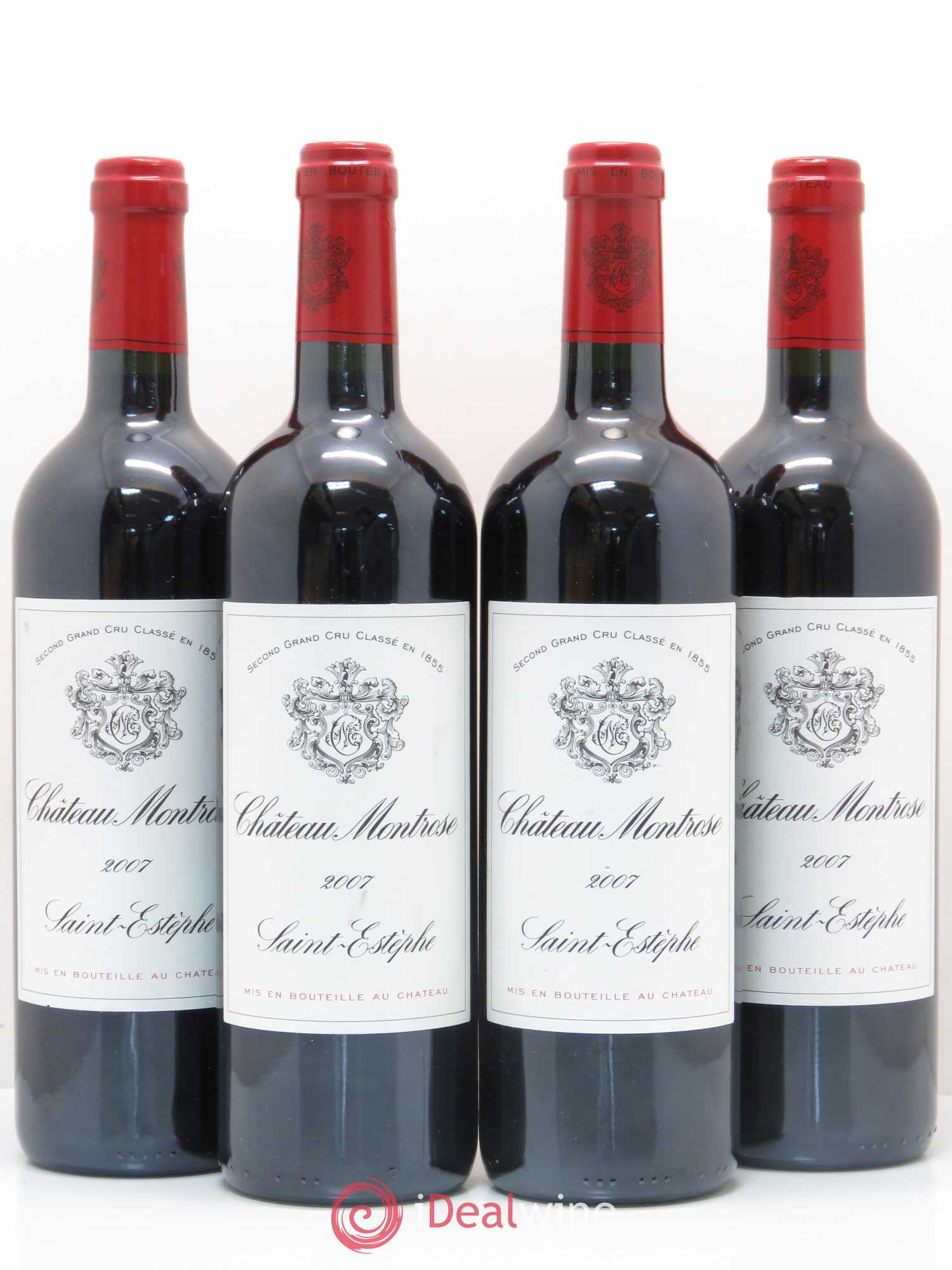 Château Montrose 2ème Grand Cru Classé 2007 - Lot de 4 bouteilles - 0