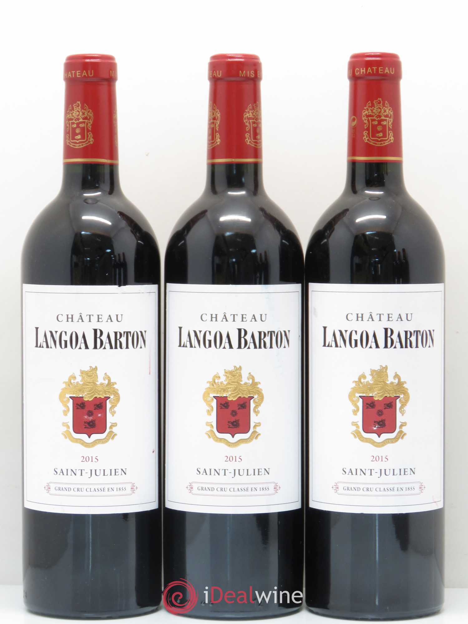 Château Langoa Barton 3ème Grand Cru Classé 2015 - Lot de 6 bouteilles - 1
