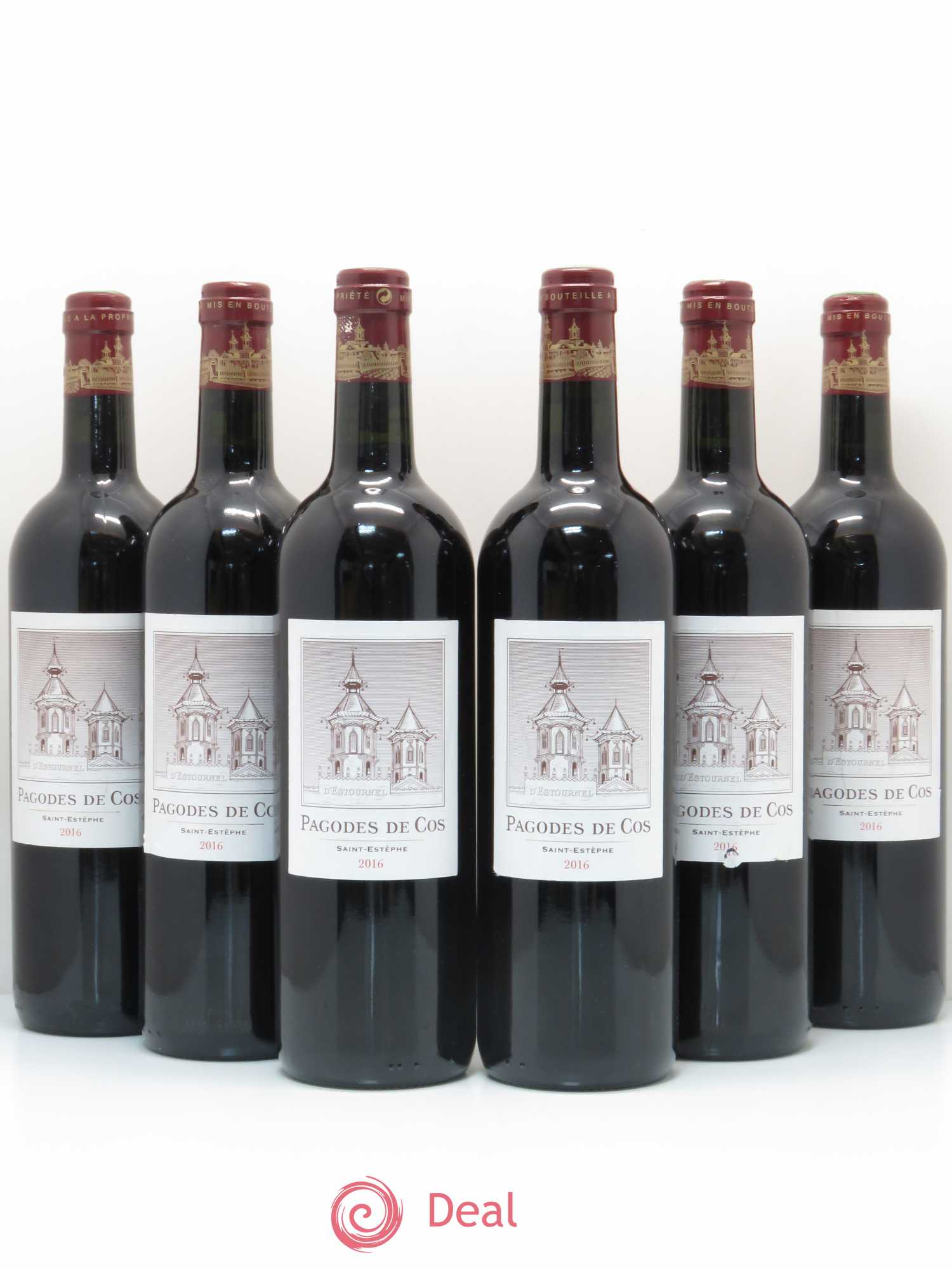 Les Pagodes de Cos Second Vin 2016 - Posten von 6 Flaschen - 0