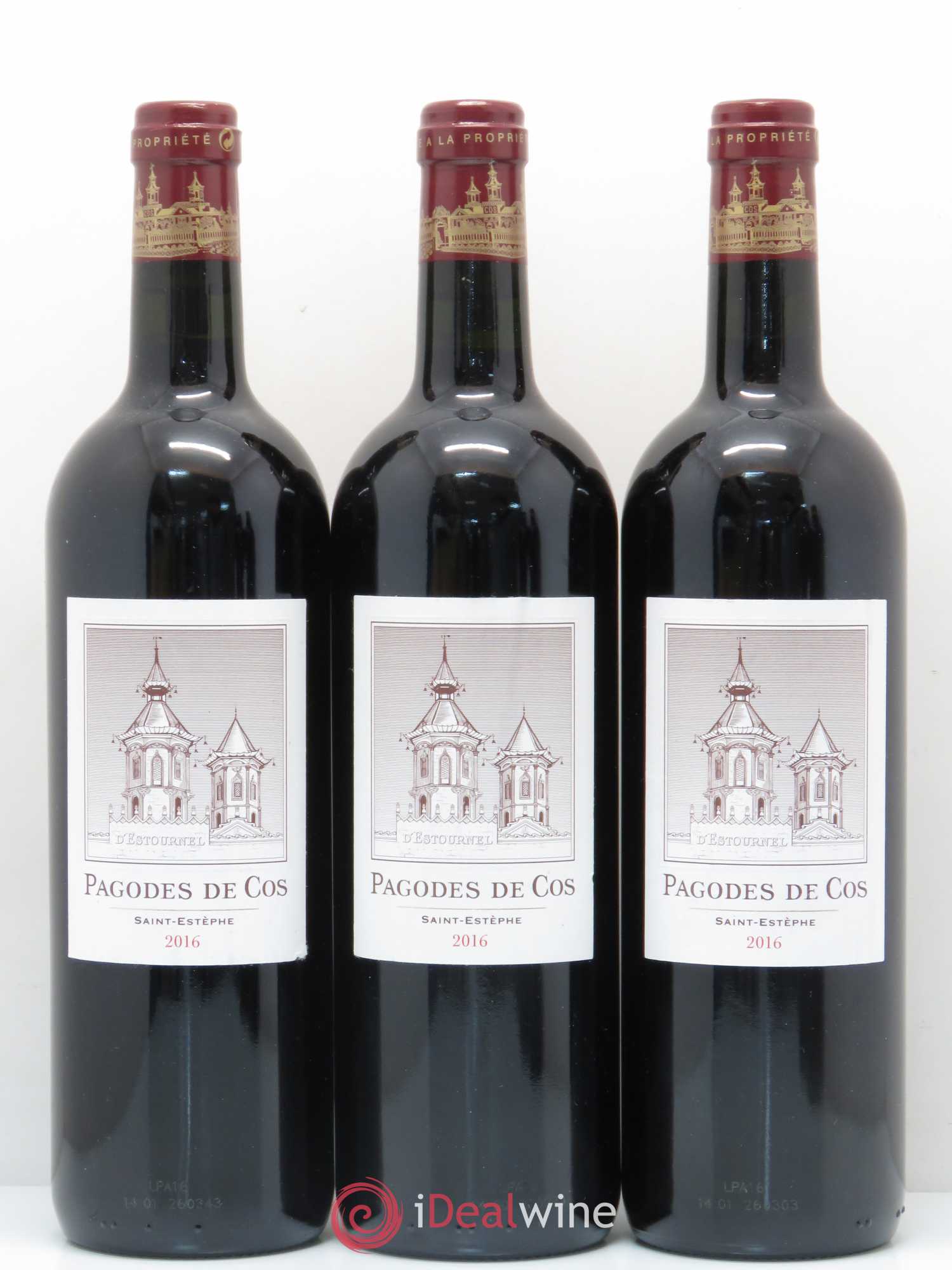 Les Pagodes de Cos Second Vin 2016 - Posten von 5 Flaschen - 1