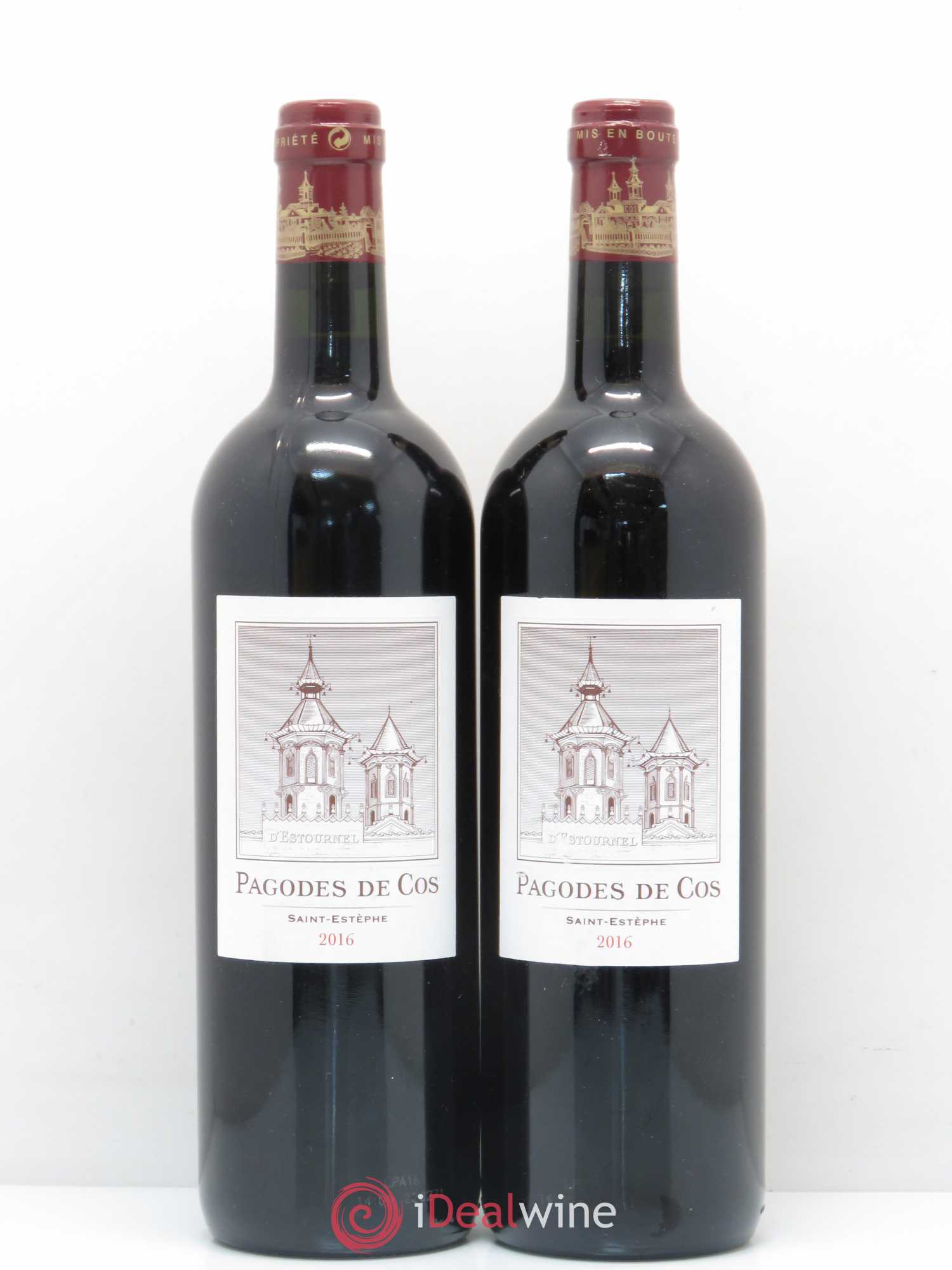 Les Pagodes de Cos Second Vin 2016 - Posten von 5 Flaschen - 2