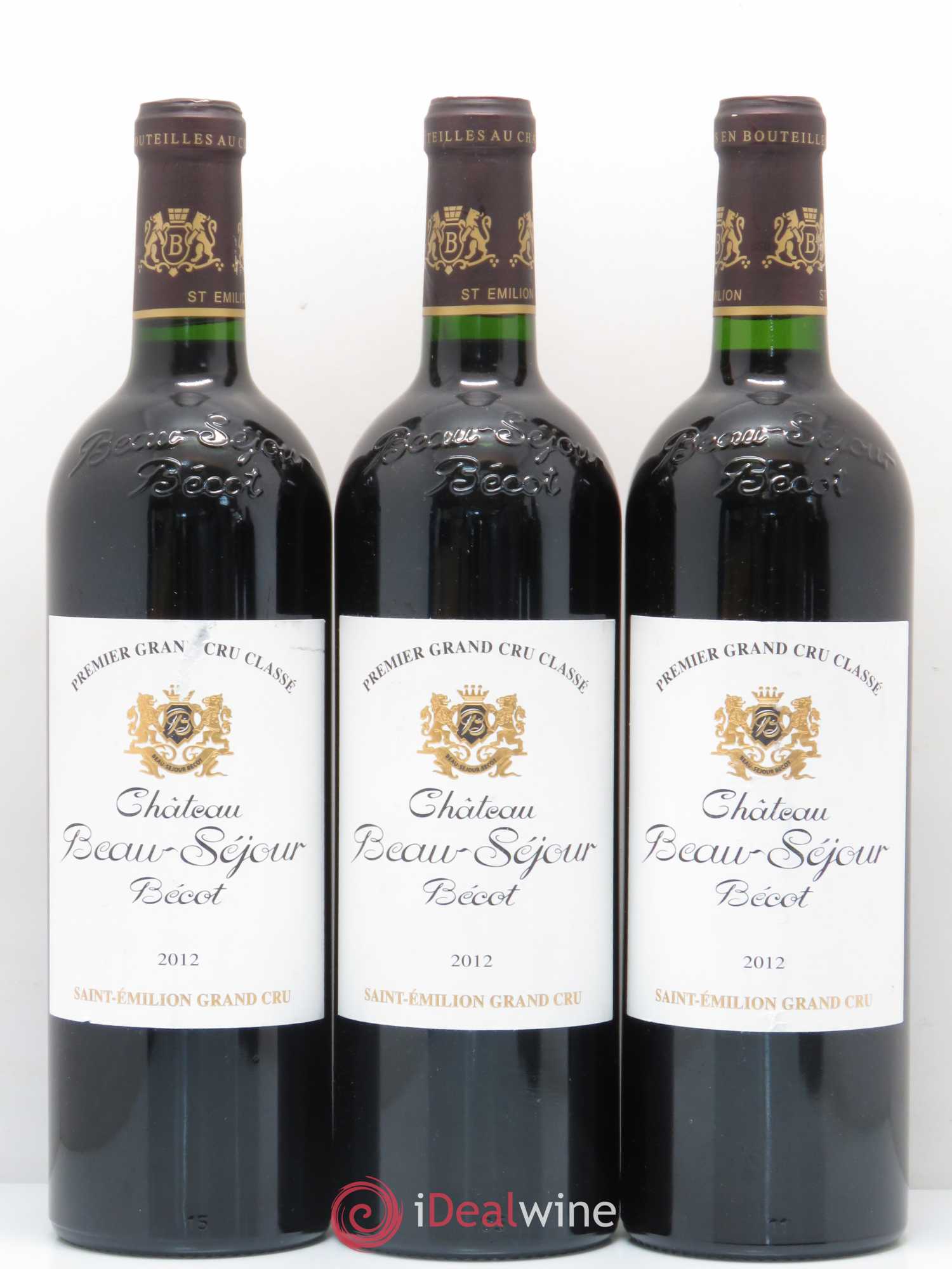 Château Beau-Séjour Bécot 1er Grand Cru Classé B 2012 - Lot de 5 bouteilles - 1